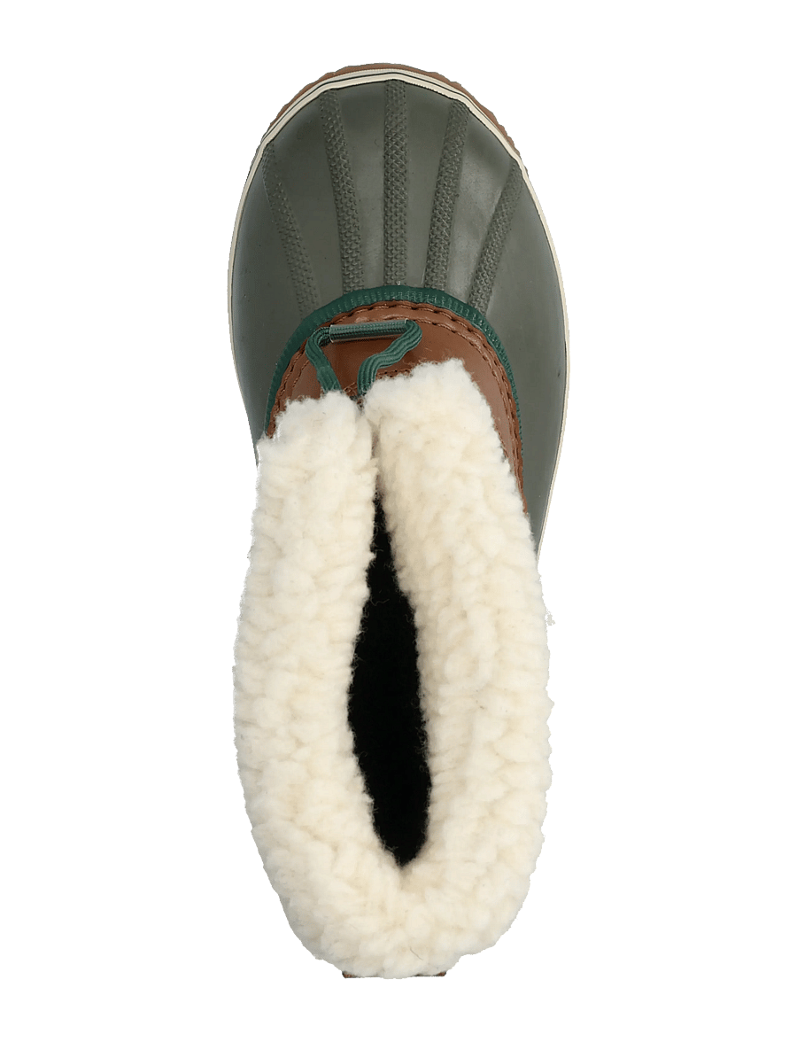 Sorel - BIG KIDS YOOT PAC NYLON WP - matka- ja kõndimisjalatsid - velvet tan, stone green - 3