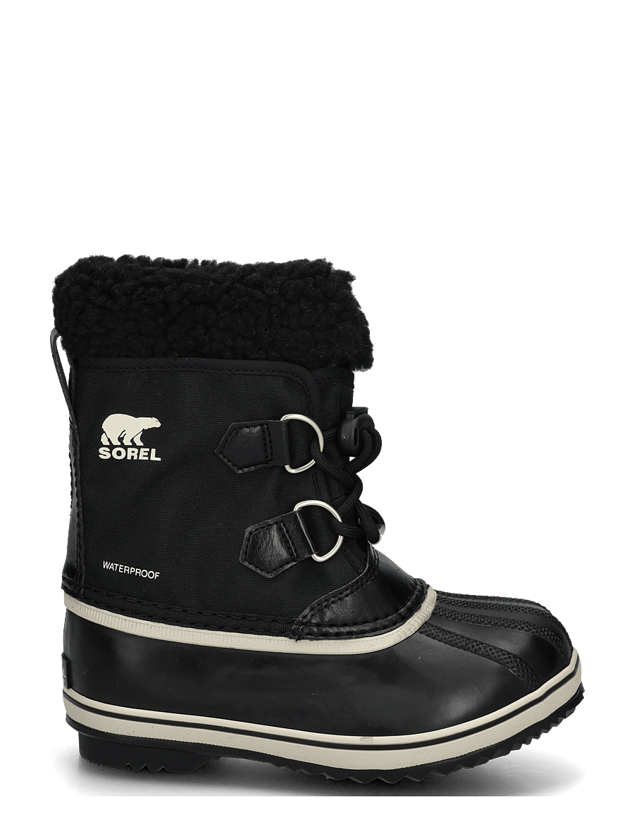 Sorel - LITTLE KIDS YOOT PAC NYLON WP - vandringsskor - black, black - 2
