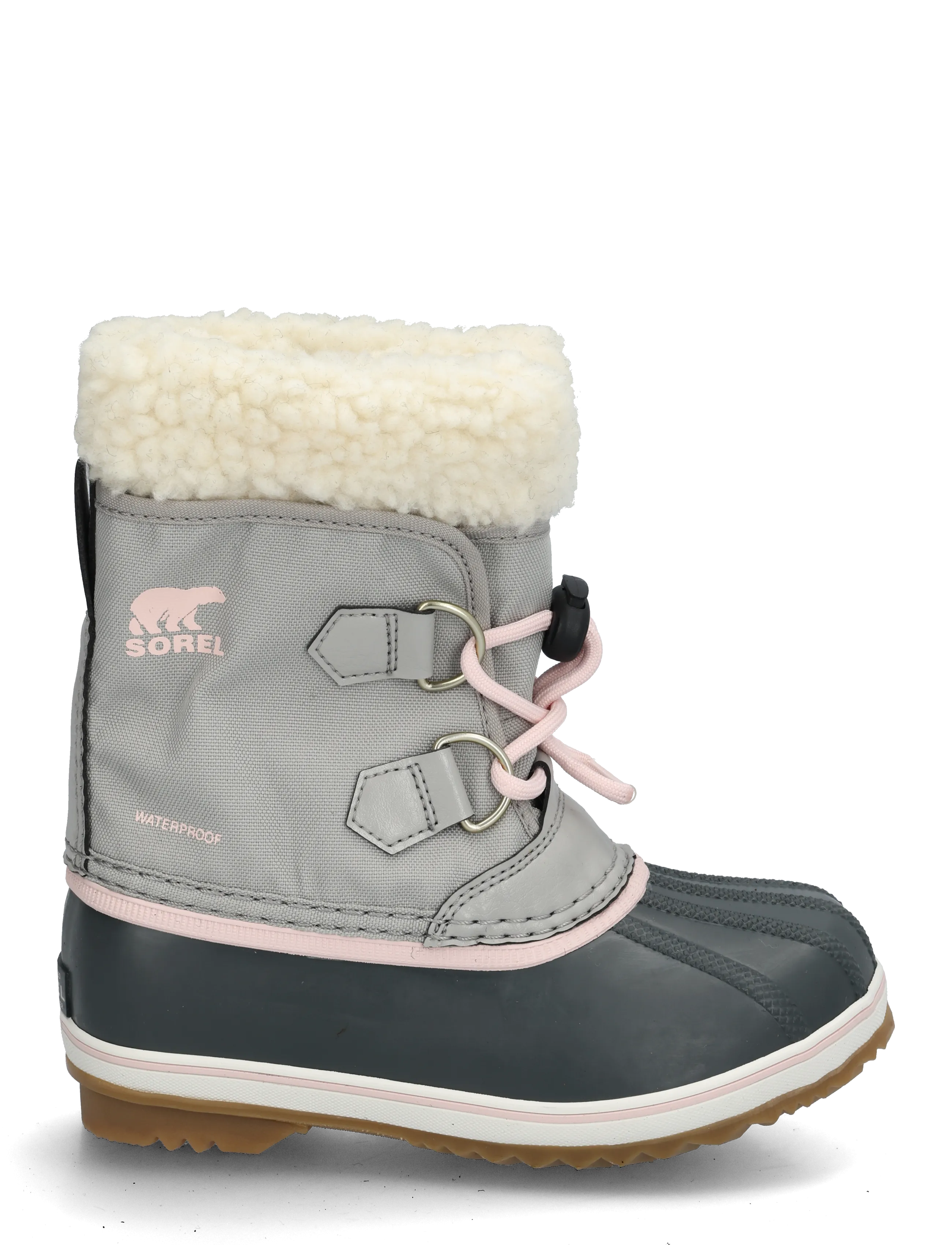 Sorel - LITTLE KIDS YOOT PAC NYLON WP - matka- ja kõndimisjalatsid - dove, gum 2 - 2