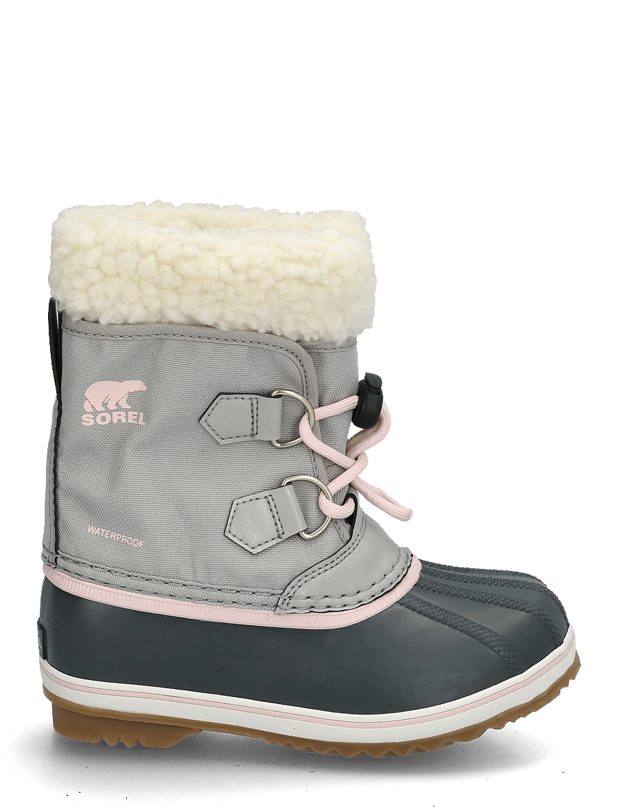 Sorel - LITTLE KIDS YOOT PAC NYLON WP - matka- ja kõndimisjalatsid - dove, gum 2 - 2