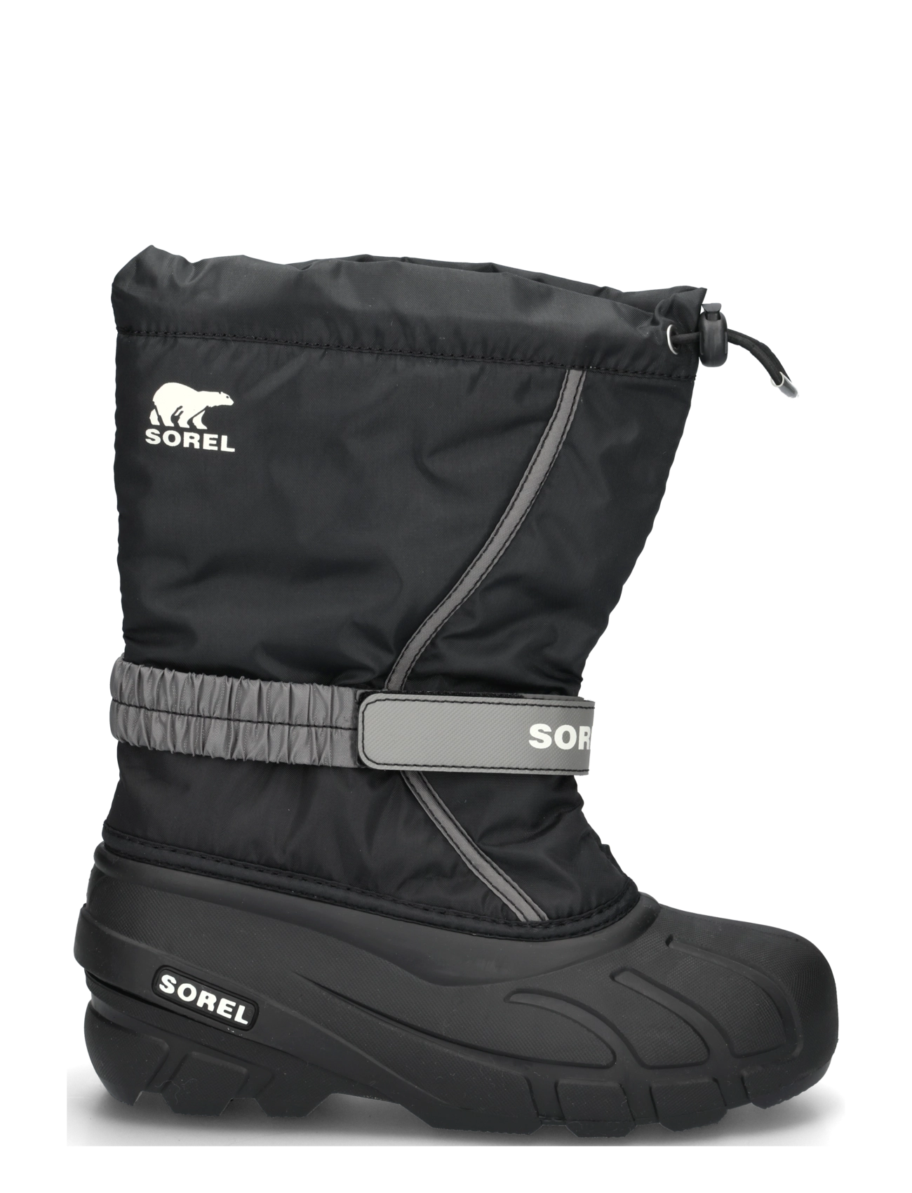 Sorel - BIG KIDS FLURRY BOOT - wanderschuhe - black, sea salt - 2