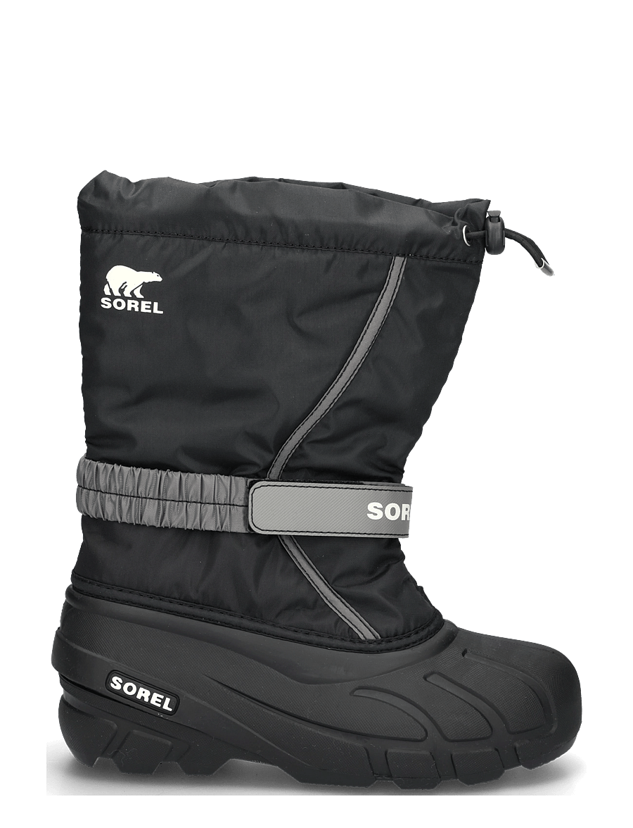 Sorel - BIG KIDS FLURRY BOOT - wanderschuhe - black, sea salt - 2