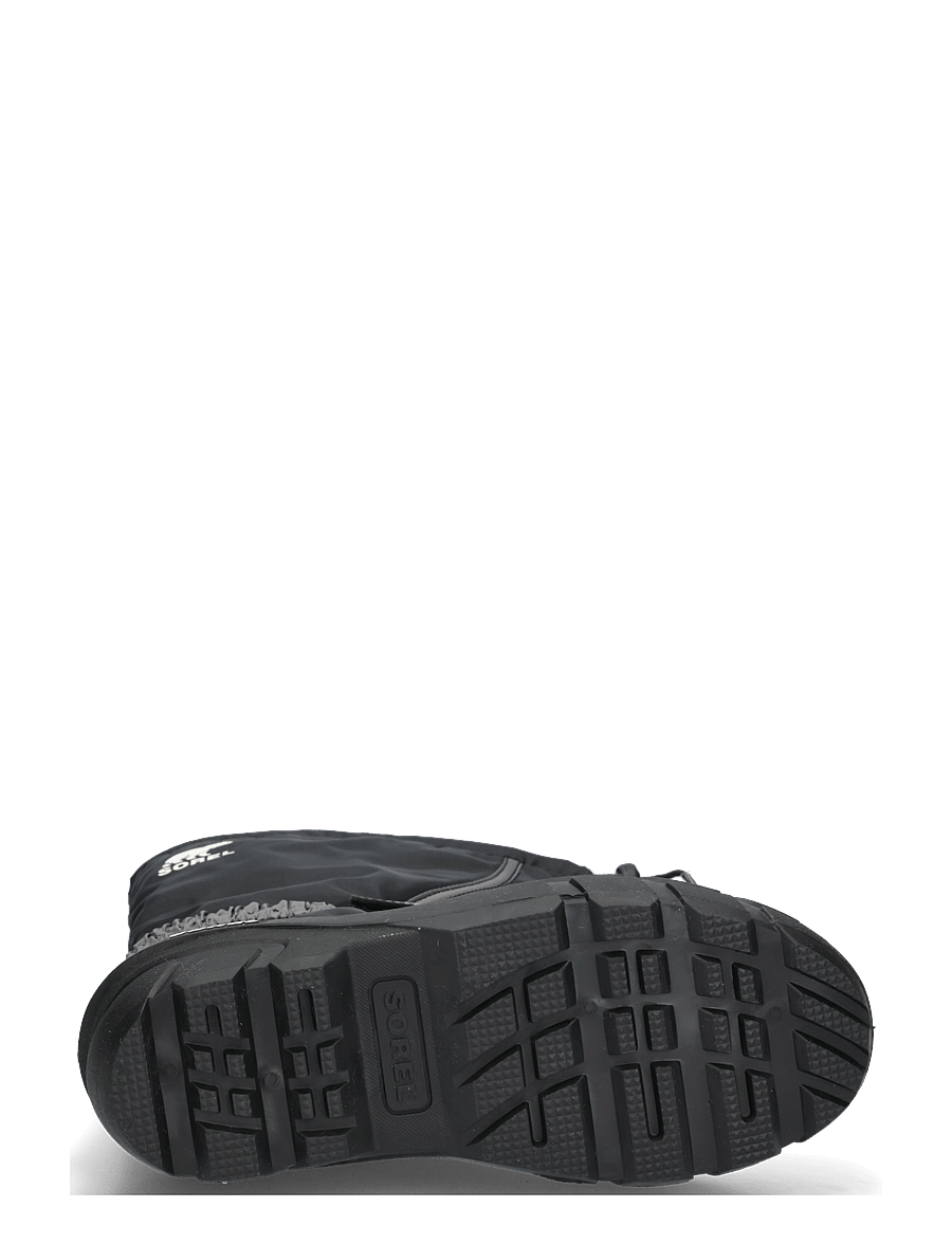 Sorel - BIG KIDS FLURRY BOOT - wanderschuhe - black, sea salt - 4
