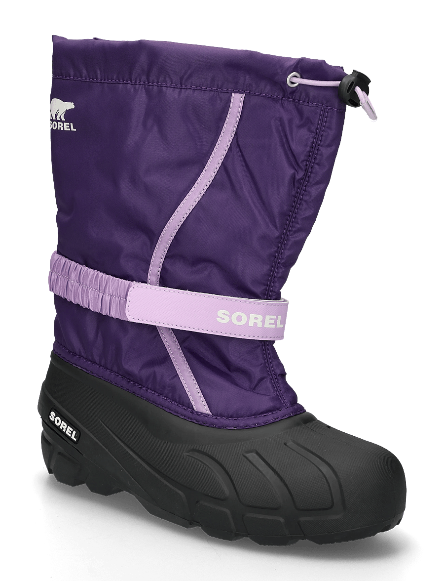 Sorel - BIG KIDS FLURRY BOOT - matka- ja kõndimisjalatsid - ultra violet, hydrangea - 0