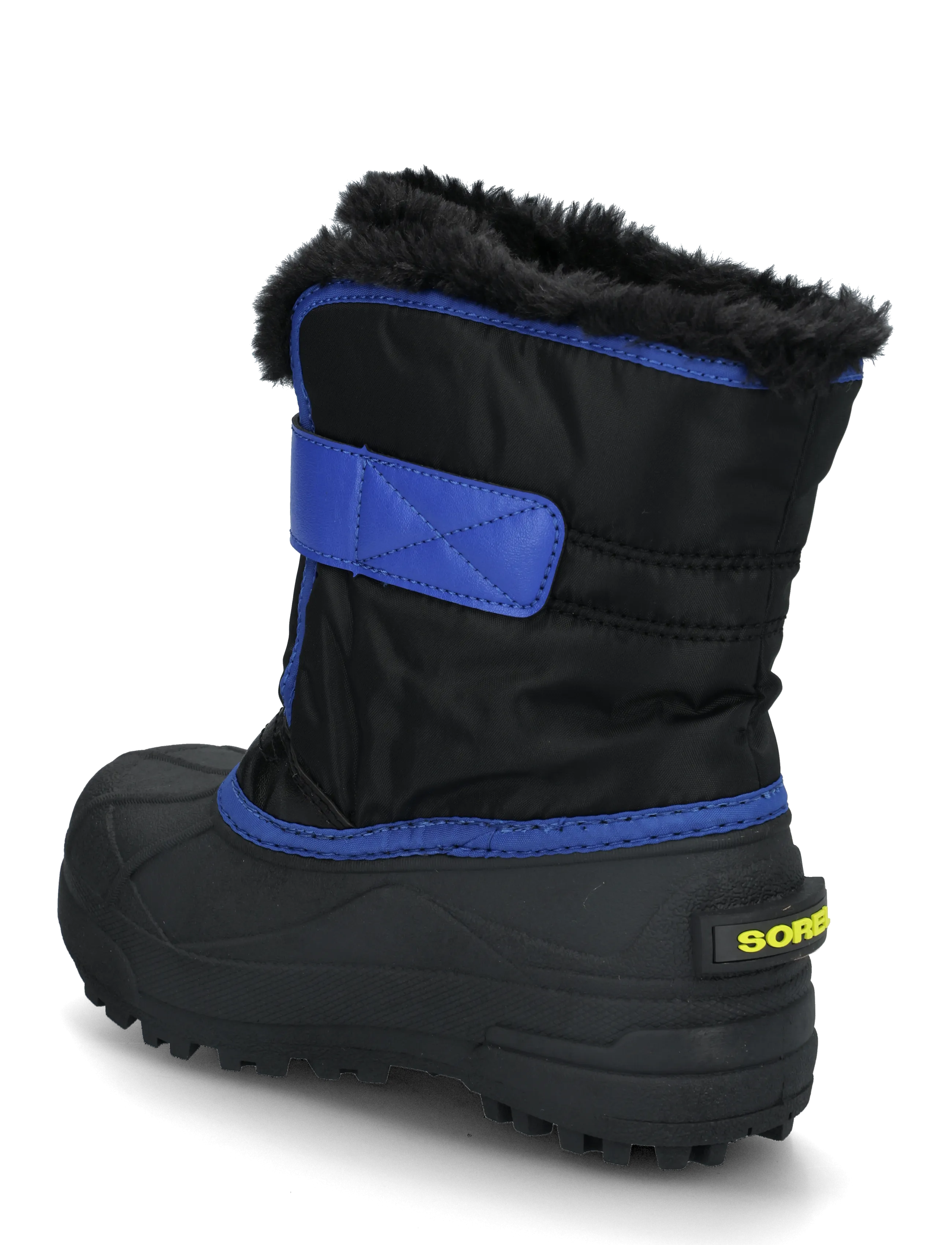 Sorel - LITTLE KIDS SNOW COMMANDER - matka- ja kõndimisjalatsid - black, azul - 1