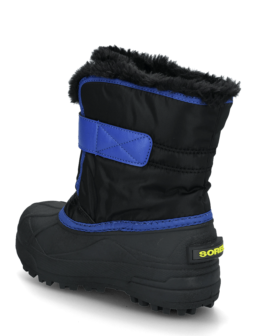 Sorel - LITTLE KIDS SNOW COMMANDER - matka- ja kõndimisjalatsid - black, azul - 1