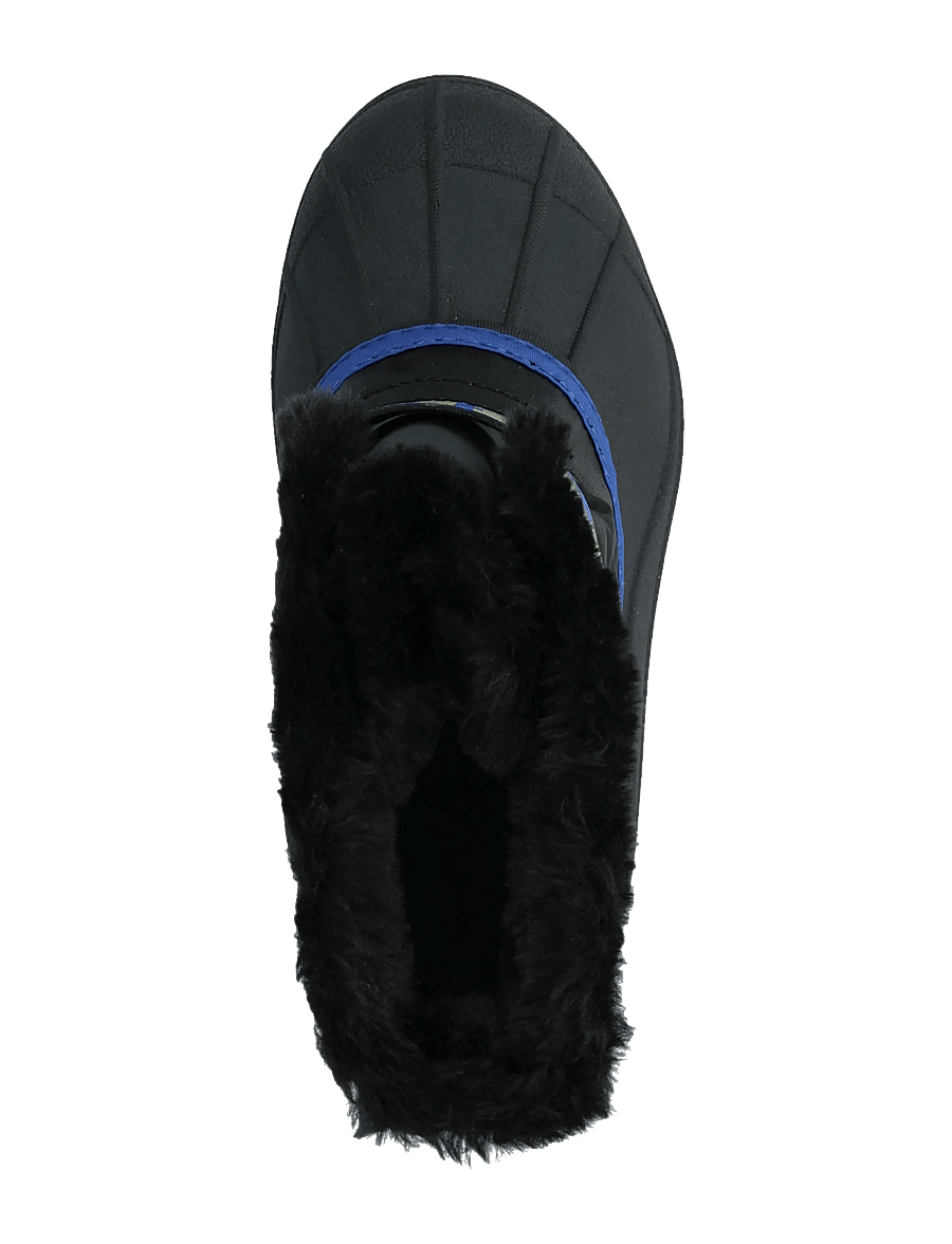 Sorel - LITTLE KIDS SNOW COMMANDER - matka- ja kõndimisjalatsid - black, azul - 3
