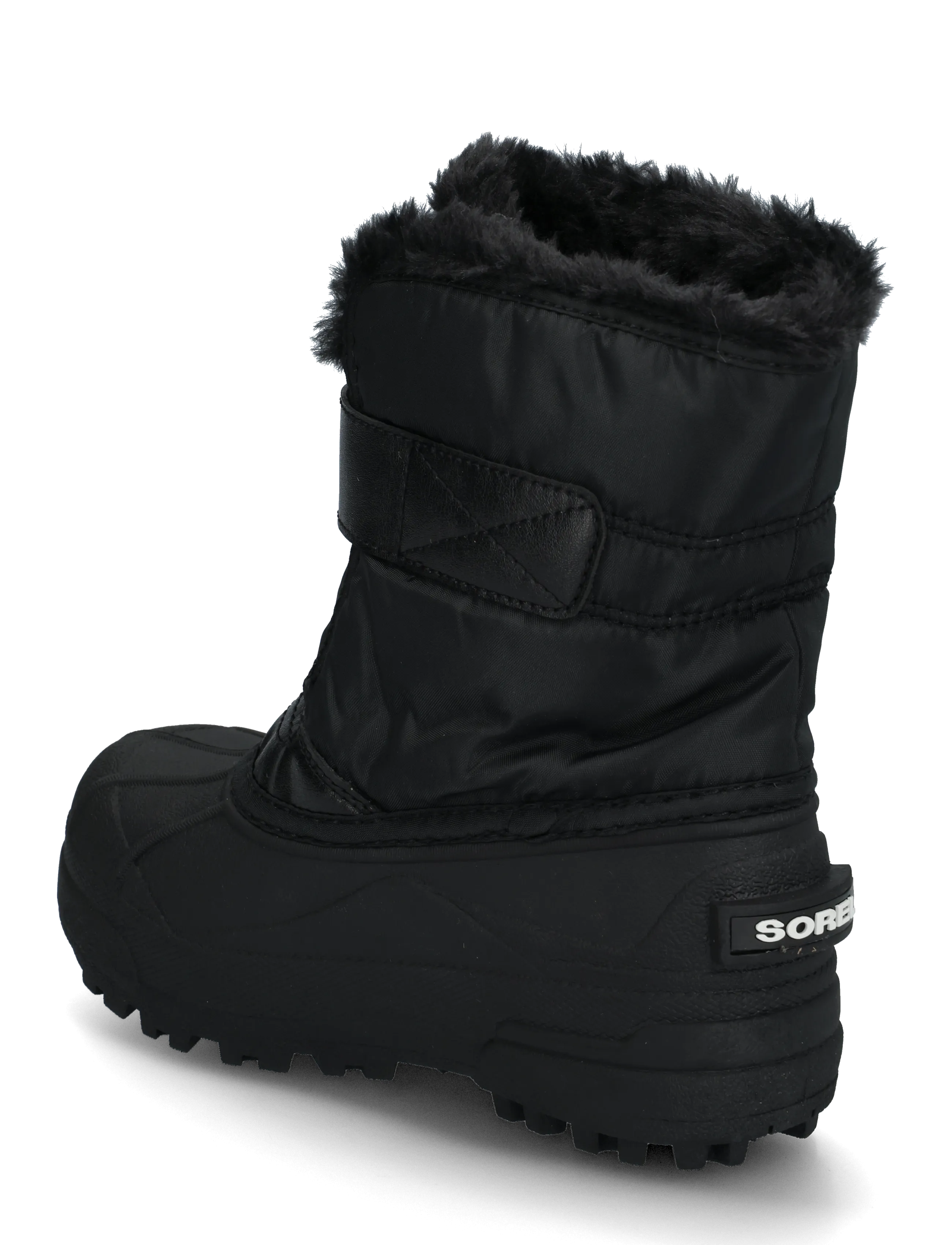 Sorel - LITTLE KIDS SNOW COMMANDER - wanderschuhe - black, sea salt - 1