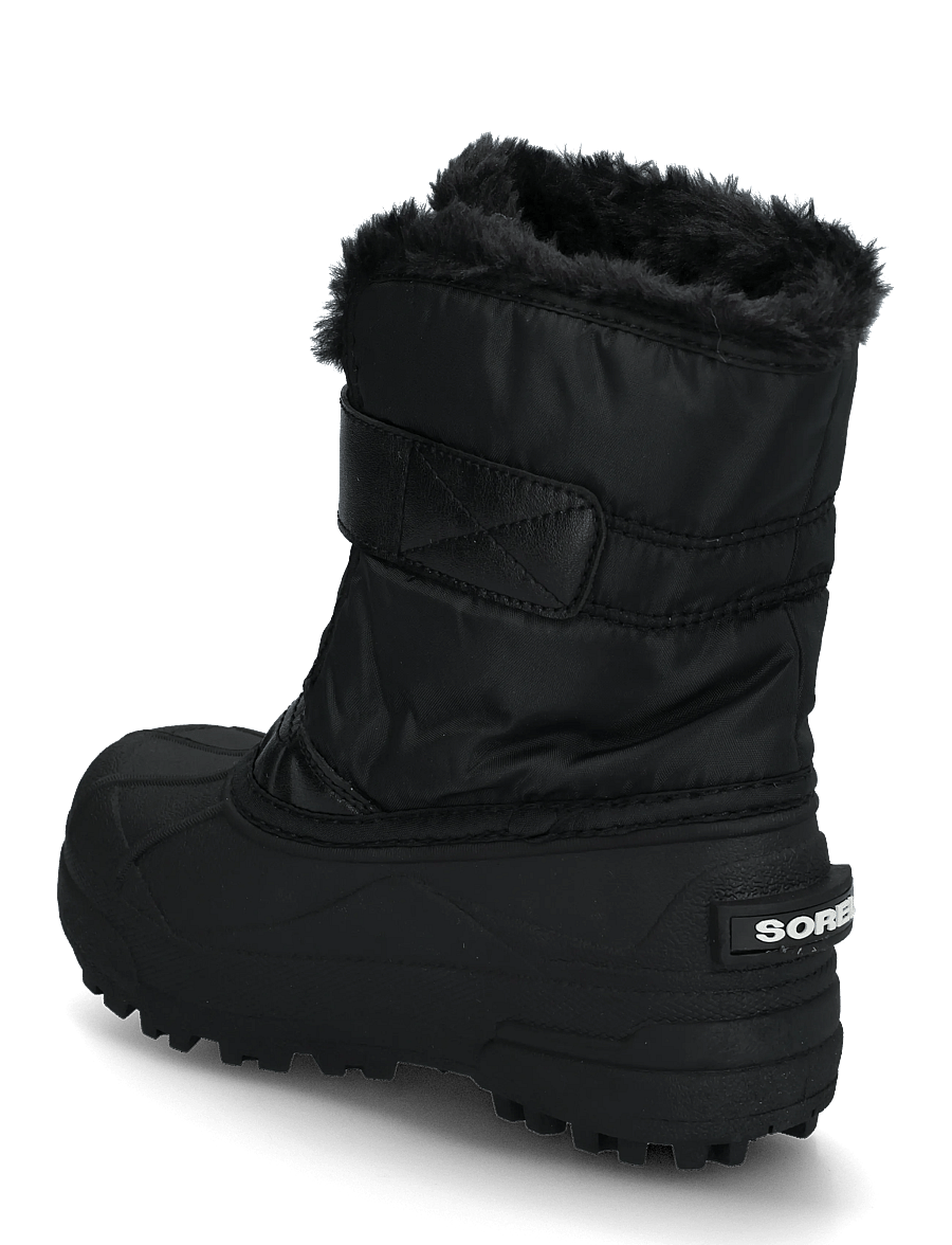 Sorel - LITTLE KIDS SNOW COMMANDER - wanderschuhe - black, sea salt - 1