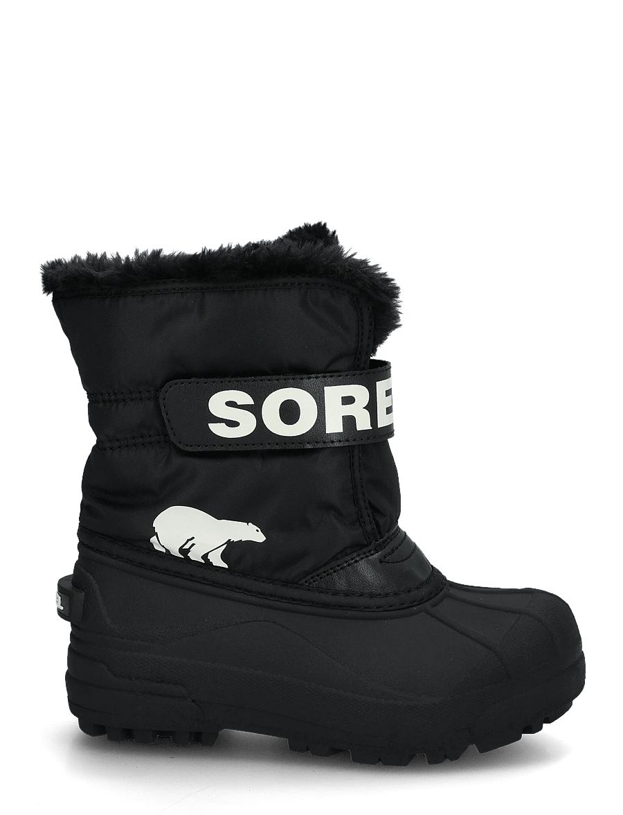 Sorel - LITTLE KIDS SNOW COMMANDER - wanderschuhe - black, sea salt - 2