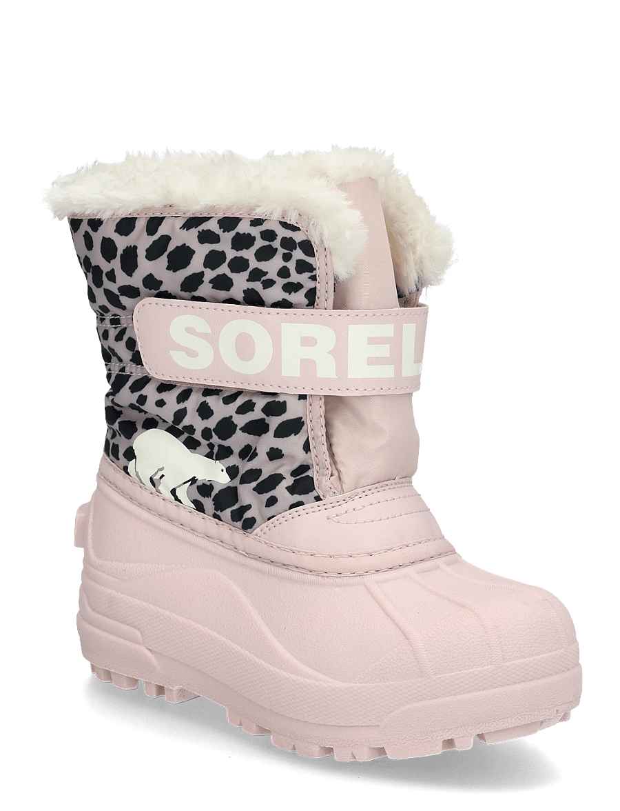 Sorel - LITTLE KIDS SNOW COMMANDER - wanderschuhe - pink salt, pink salt - 0
