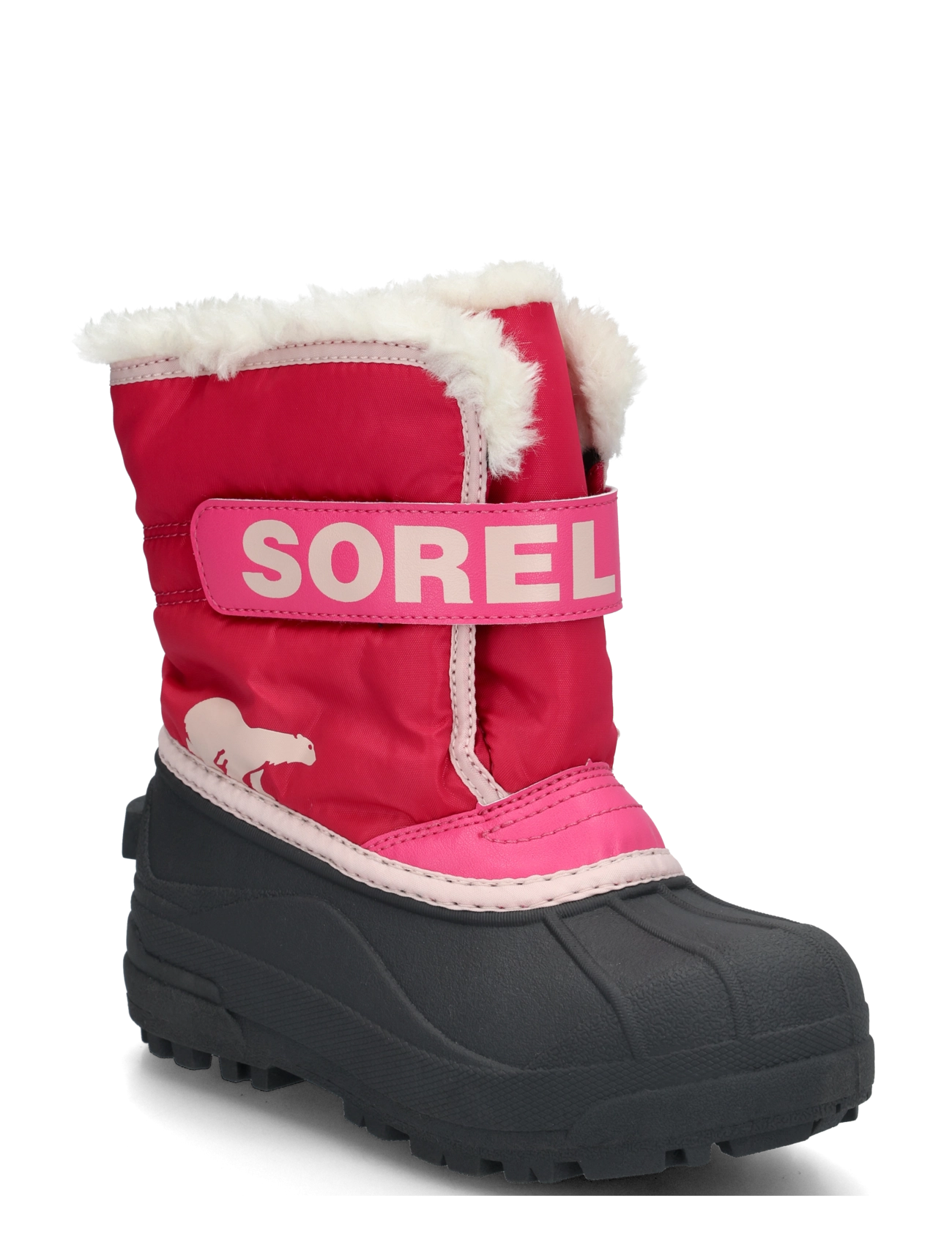 Sorel LITTLE KIDS SNOW COMMANDER - Skor - ULTRA PINK, PINK SALT / pink/rose