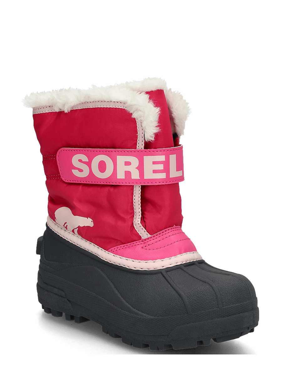 Sorel - LITTLE KIDS SNOW COMMANDER - vandringsskor - ultra pink, pink salt - 0