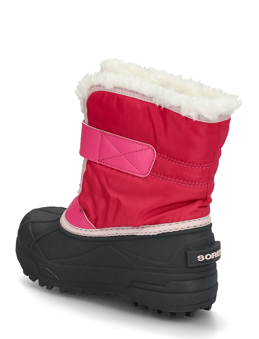 Sorel - LITTLE KIDS SNOW COMMANDER - matka- ja kõndimisjalatsid - ultra pink, pink salt - 1
