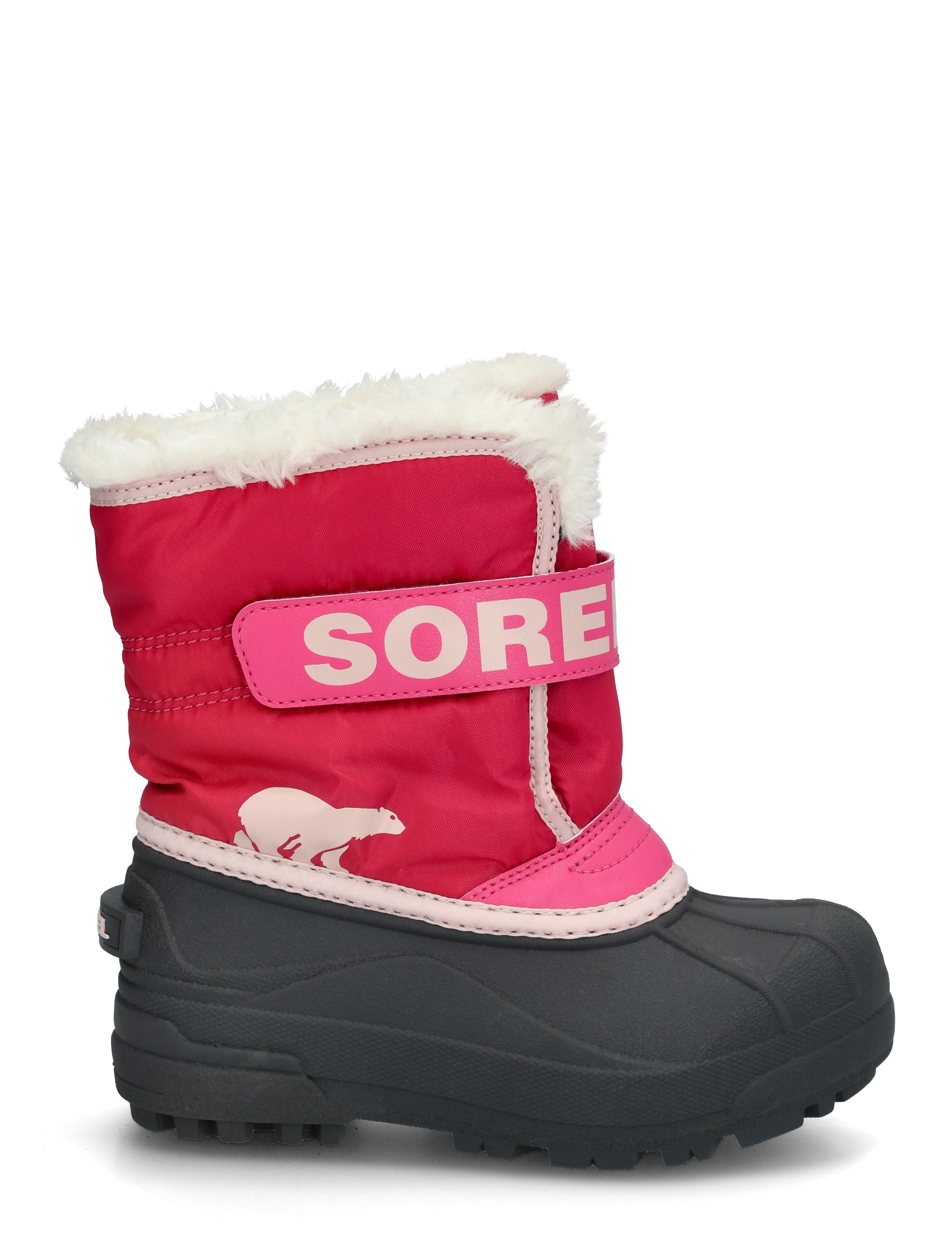 Sorel - LITTLE KIDS SNOW COMMANDER - matka- ja kõndimisjalatsid - ultra pink, pink salt - 2