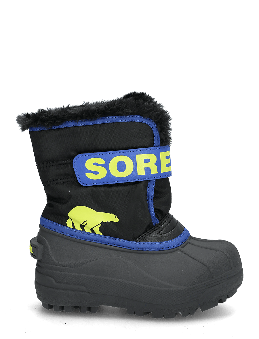 Sorel - TODDLER SNOW COMMANDER - matka- ja kõndimisjalatsid - black, azul - 2
