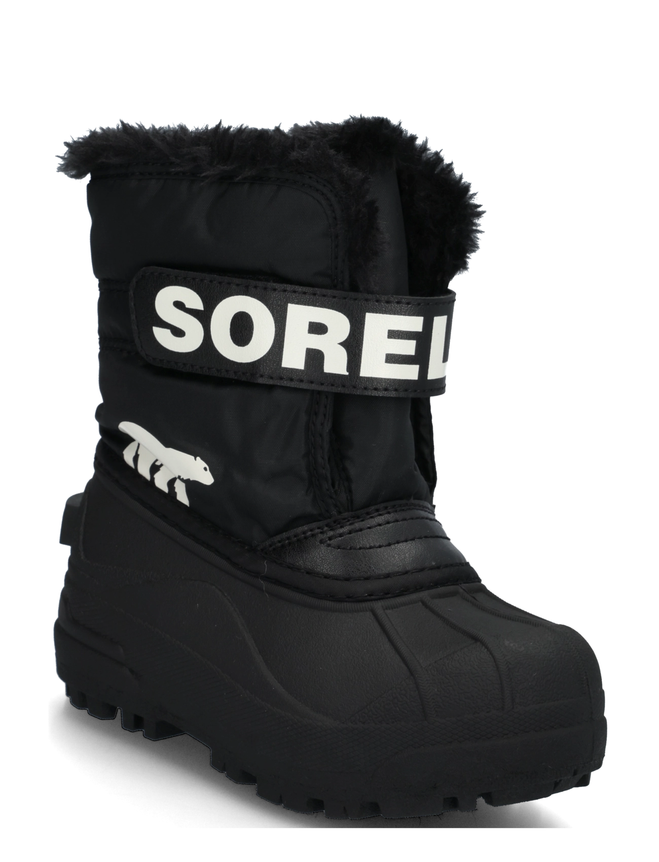 Sorel TODDLER SNOW COMMANDER - Sorel - BLACK, SEA SALT / black