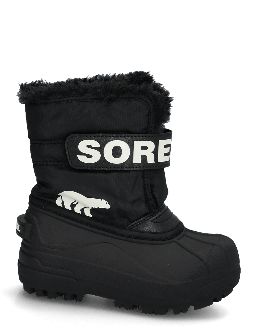 Sorel - TODDLER SNOW COMMANDER - matka- ja kõndimisjalatsid - black, sea salt - 2