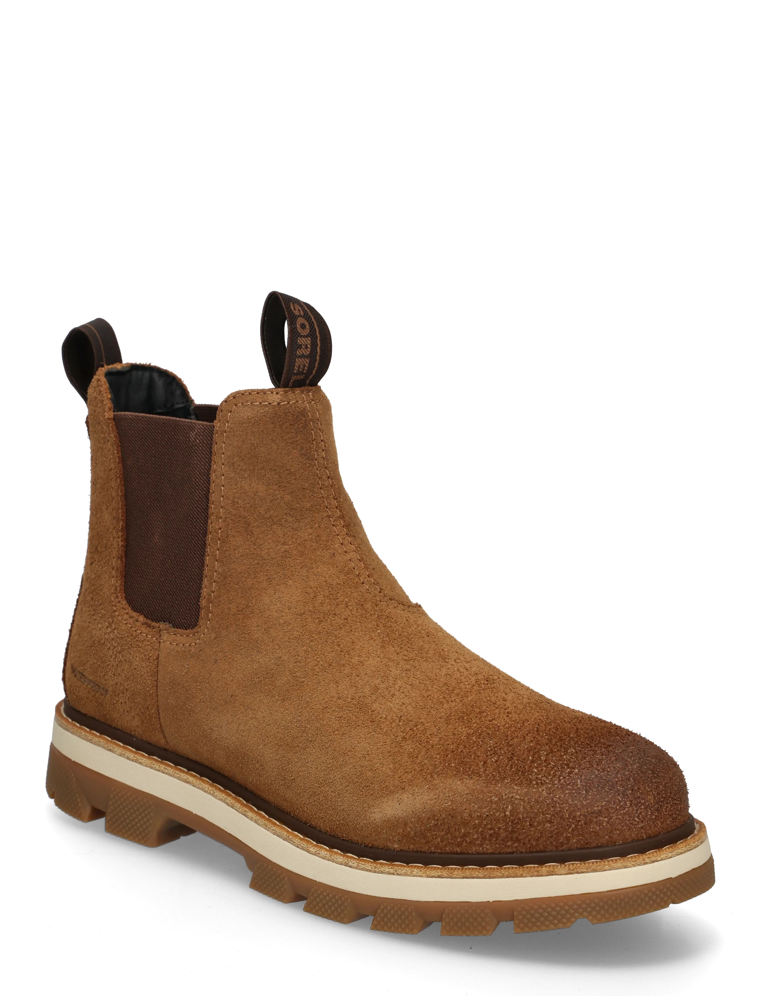 Sorel LARK-47 CHELSEA WP - Boots - VELVET TAN, TOBACCO / brown