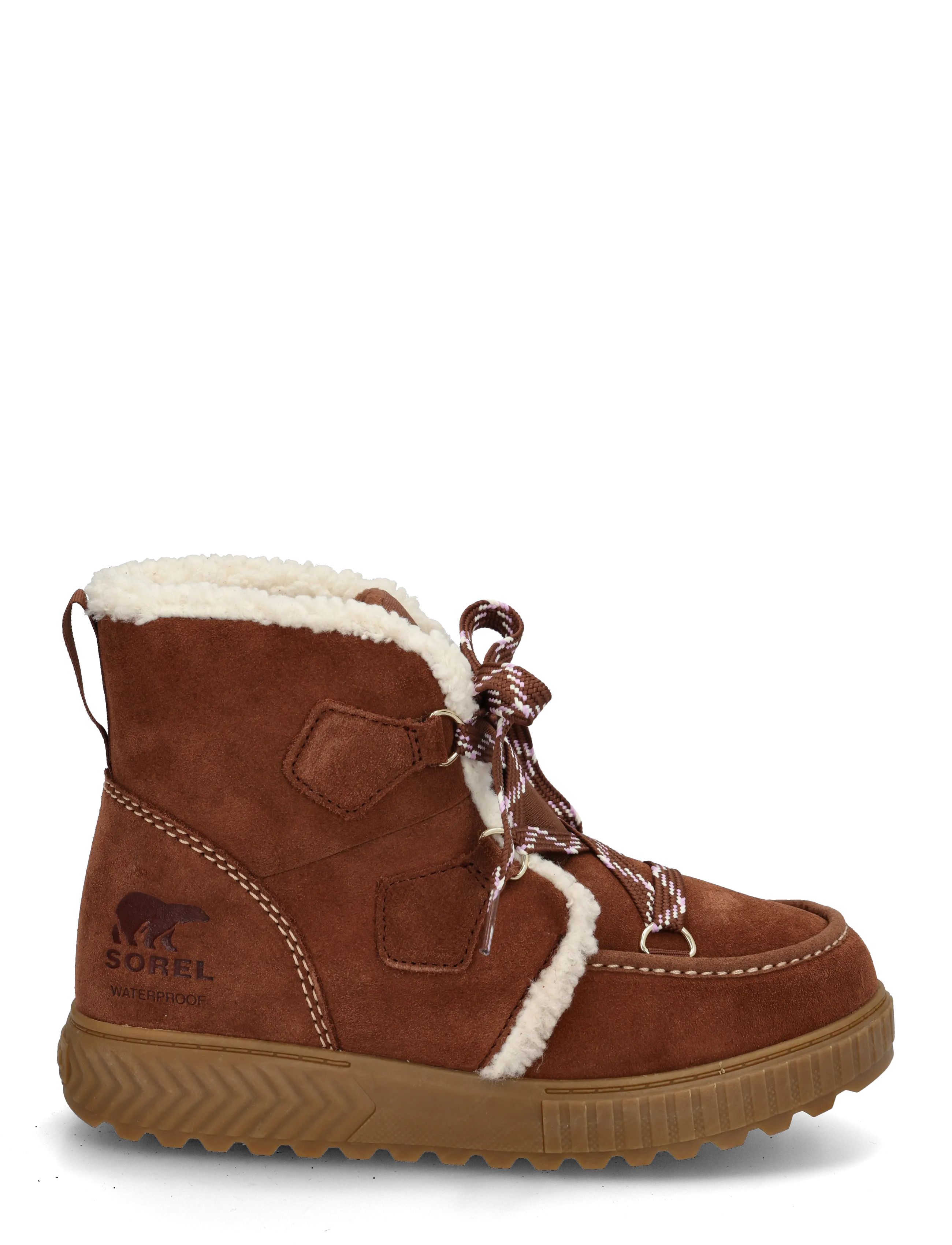 Sorel - BIG KIDS ONA AVE ALPINE WP - vandringsskor - dark auburn, gum 2 - 2