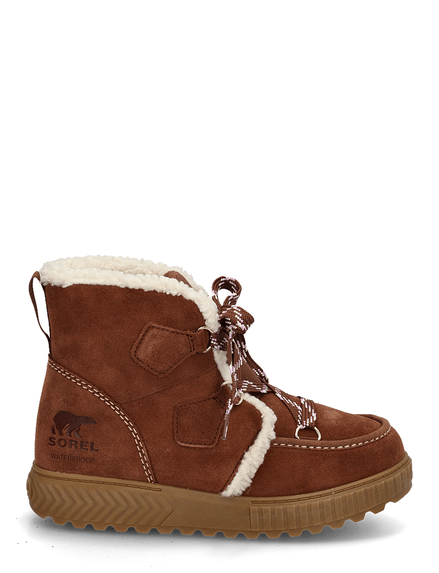 Sorel - BIG KIDS ONA AVE ALPINE WP - vandringsskor - dark auburn, gum 2 - 2