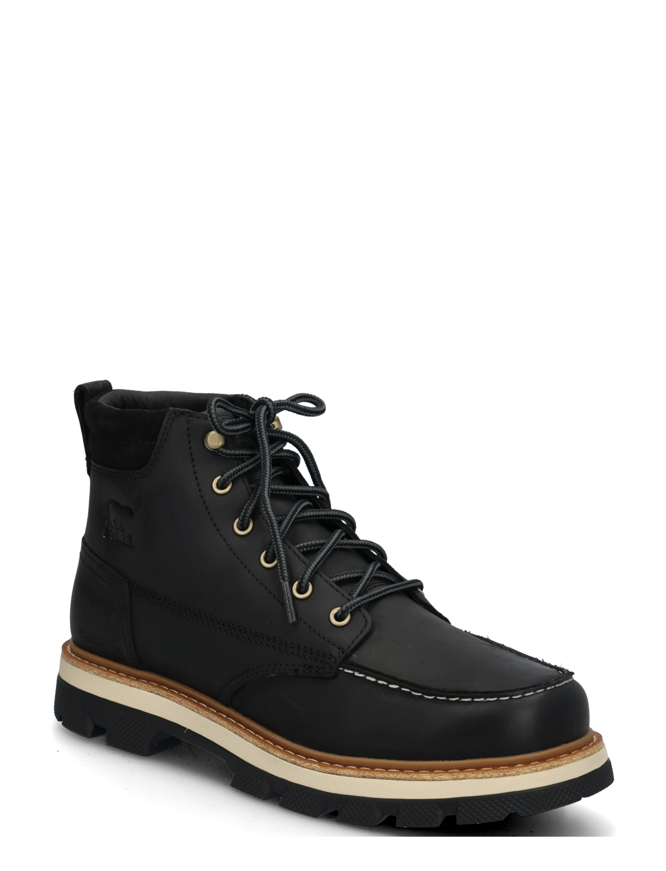 Sorel LARK-47 MOC TOE WP - Skor - BLACK, BLEACHED CERAMIC / black