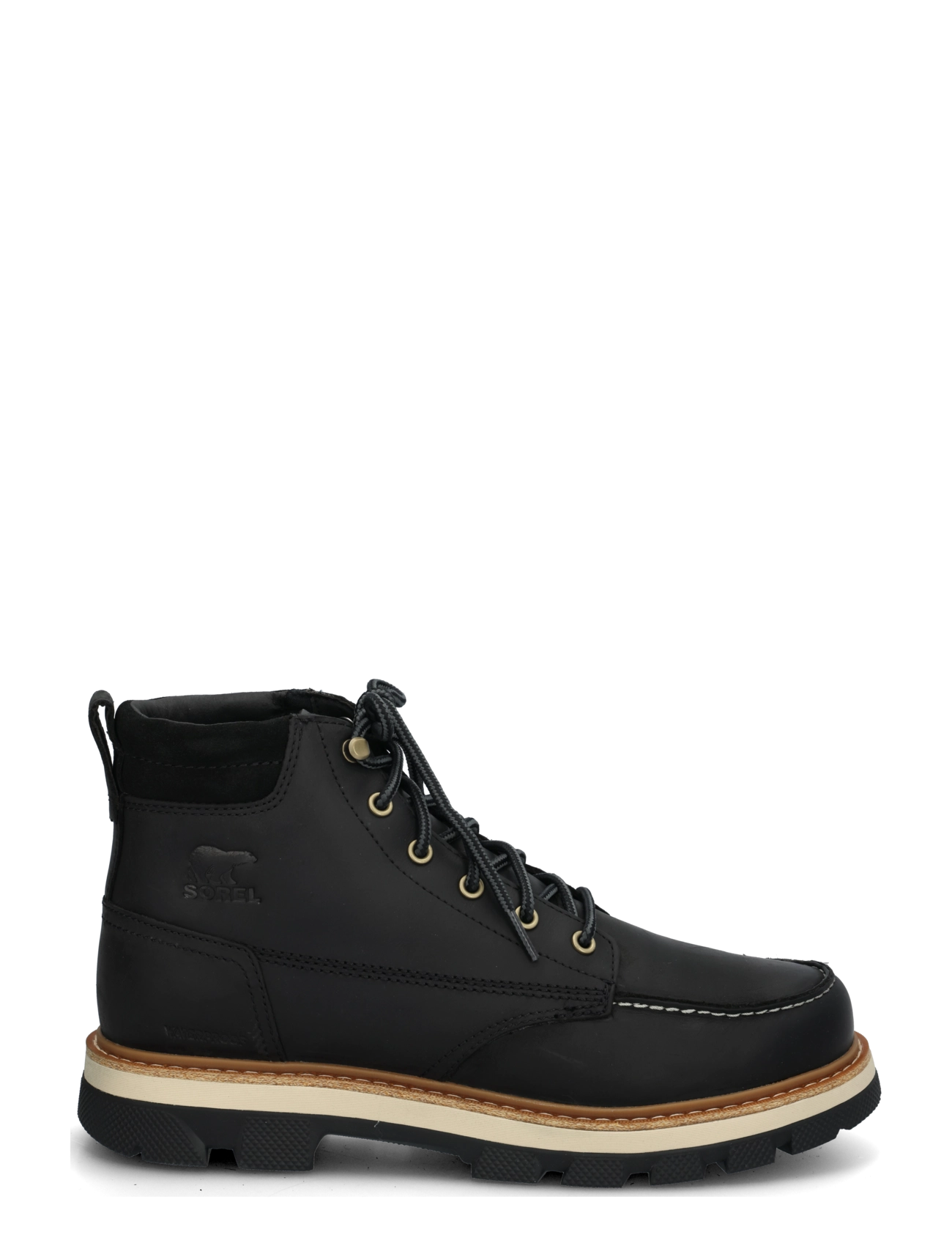 Sorel - LARK-47 MOC TOE WP - black, bleached ceramic - 2