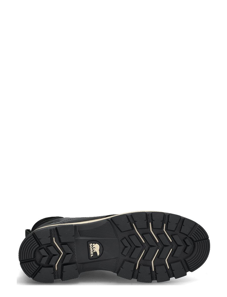 Sorel - LARK-47 MOC TOE WP - laced boots - black, bleached ceramic - 4