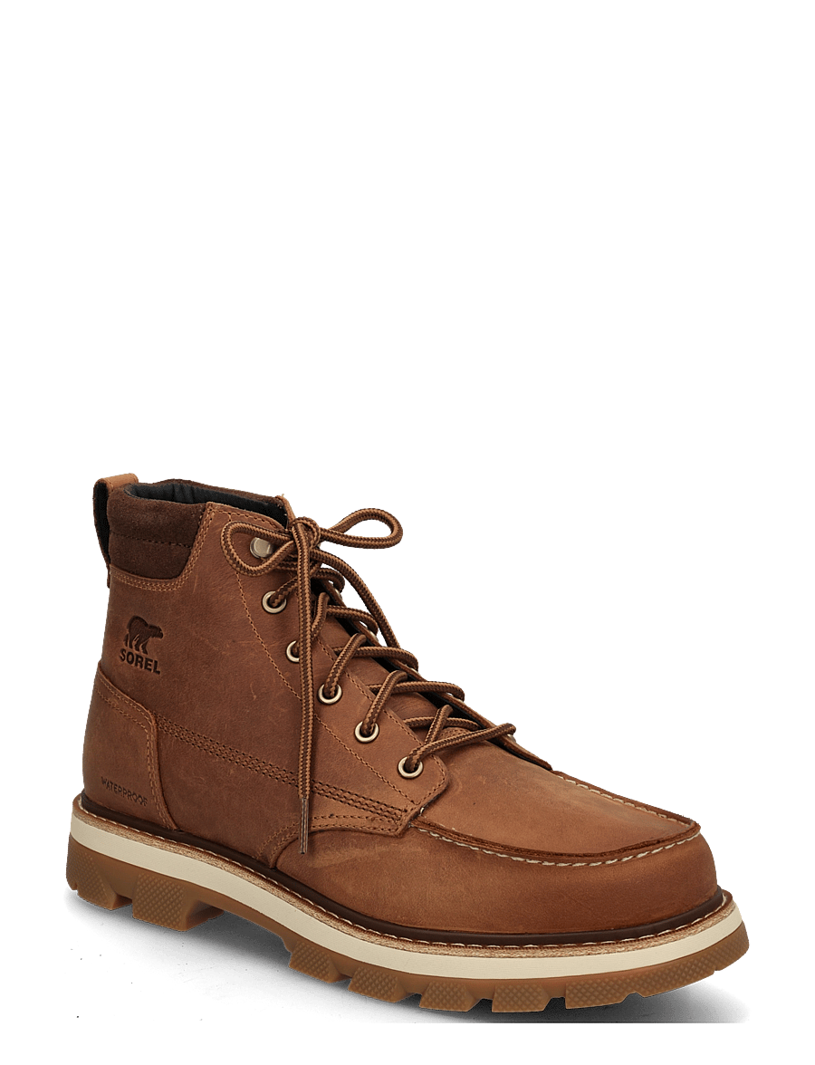 Sorel - LARK-47 MOC TOE WP - paeltega saapad - velvet tan, tobacco - 0