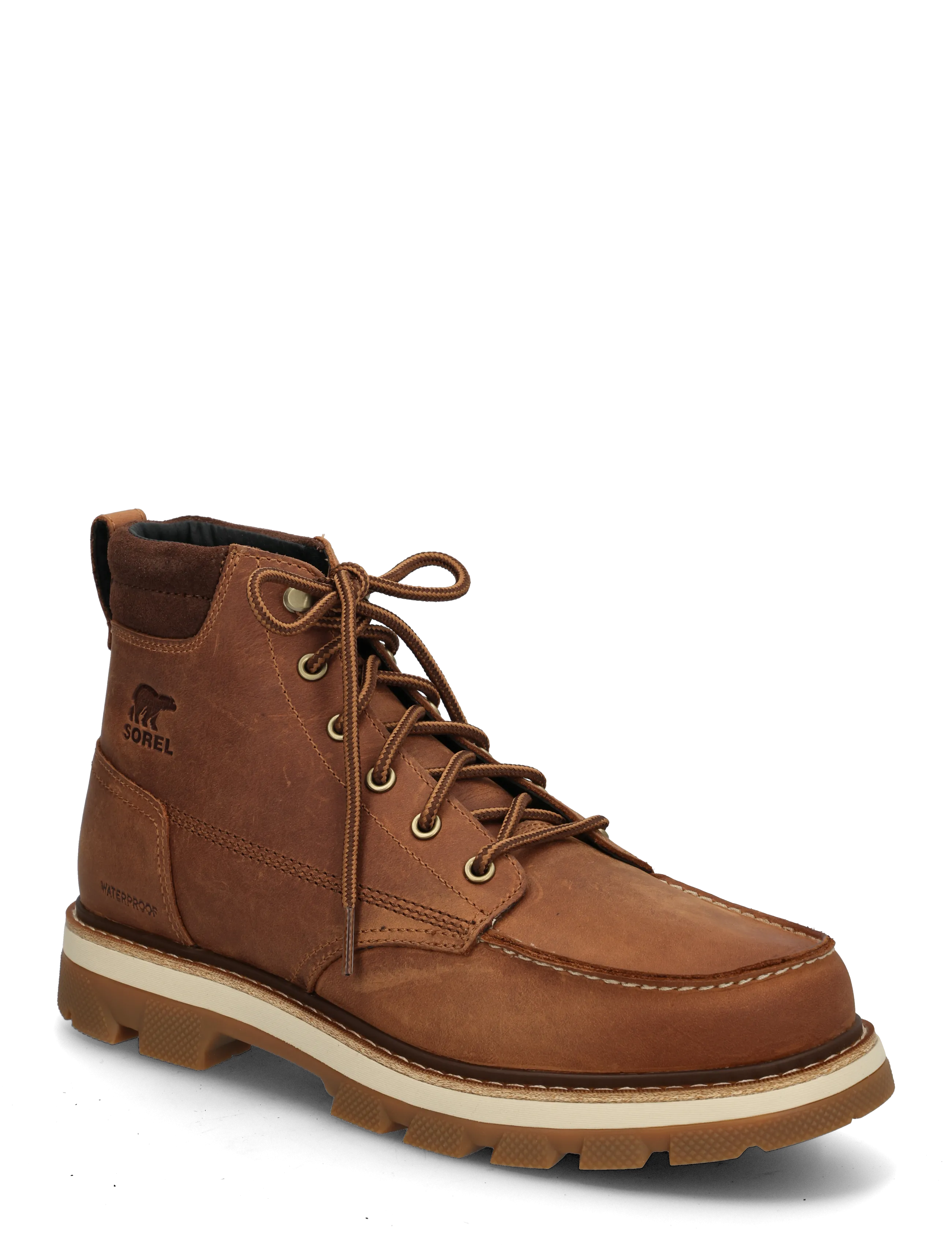Sorel LARK-47 MOC TOE WP - Støvler - VELVET TAN, TOBACCO / brown