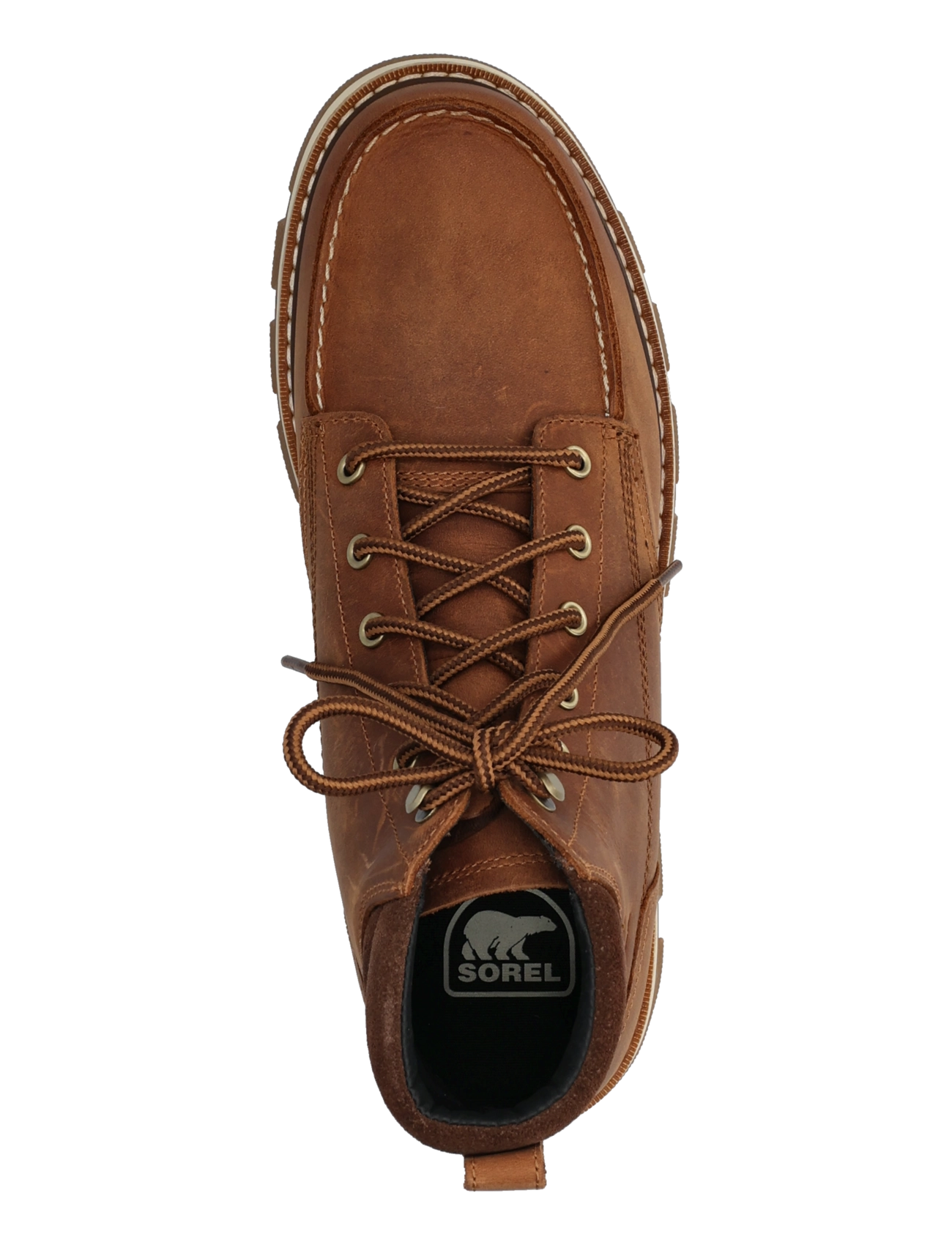 Sorel - LARK-47 MOC TOE WP - paeltega saapad - velvet tan, tobacco - 3