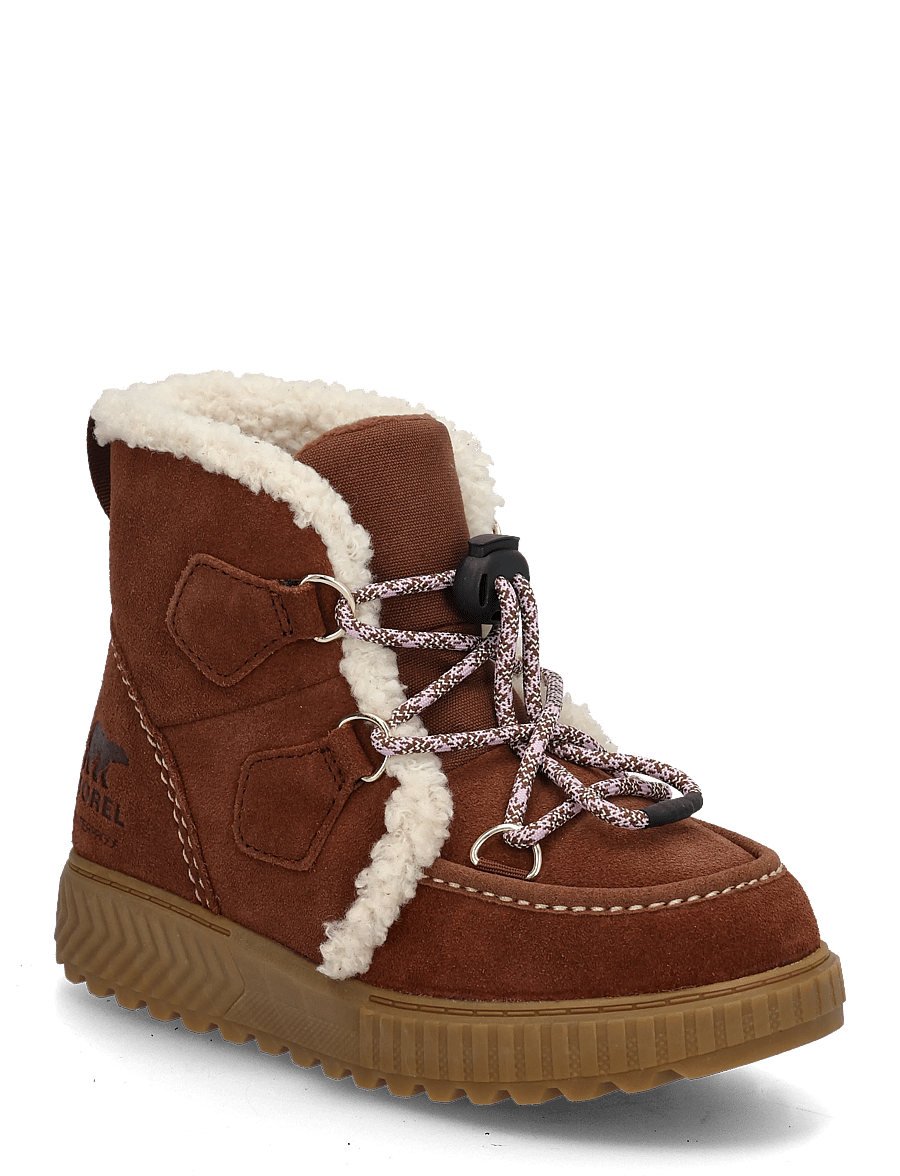 Sorel - LITTLE KIDS ONA AVE ALPINE WP - matka- ja kõndimisjalatsid - dark auburn, gum 2 - 0