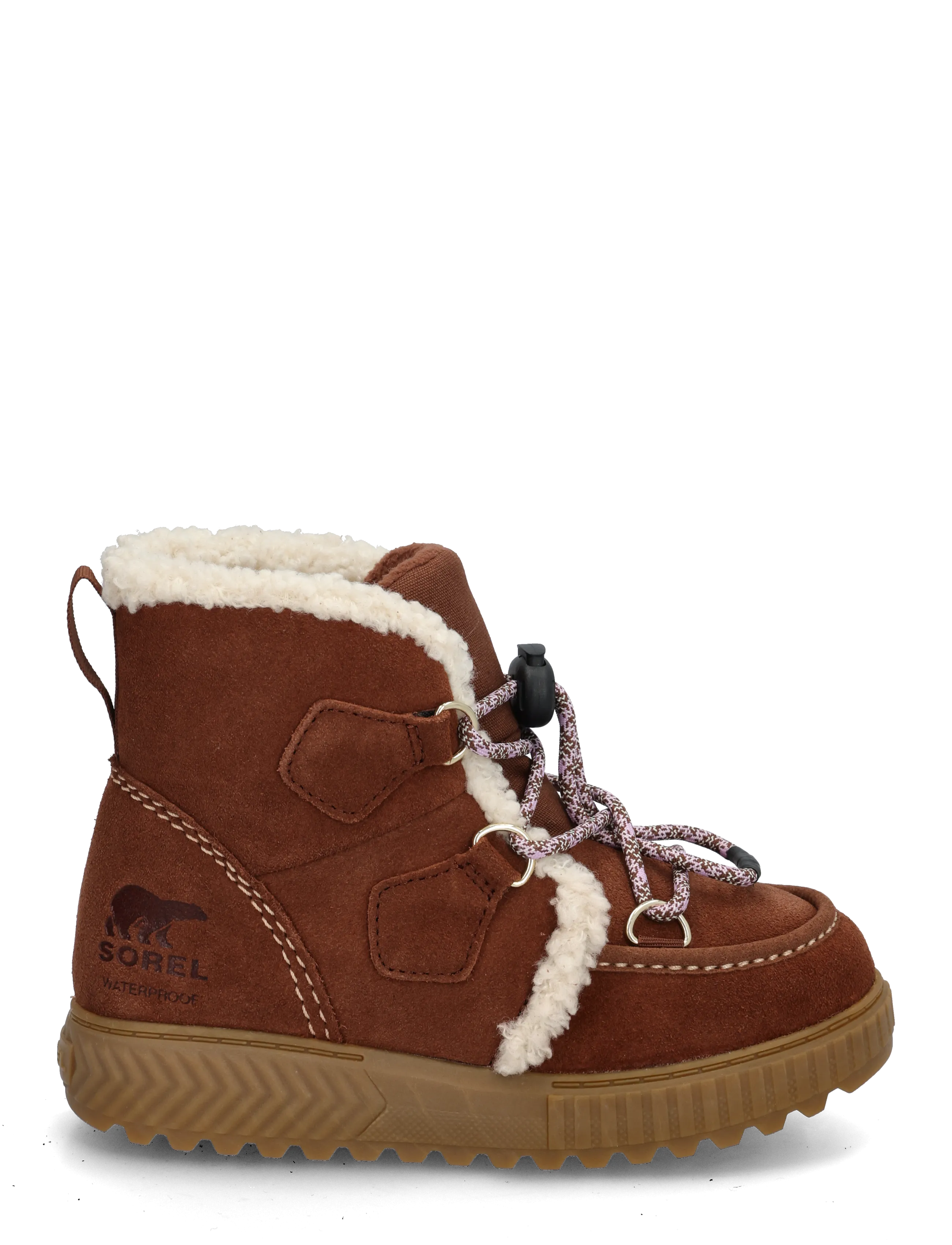 Sorel - LITTLE KIDS ONA AVE ALPINE WP - matka- ja kõndimisjalatsid - dark auburn, gum 2 - 2