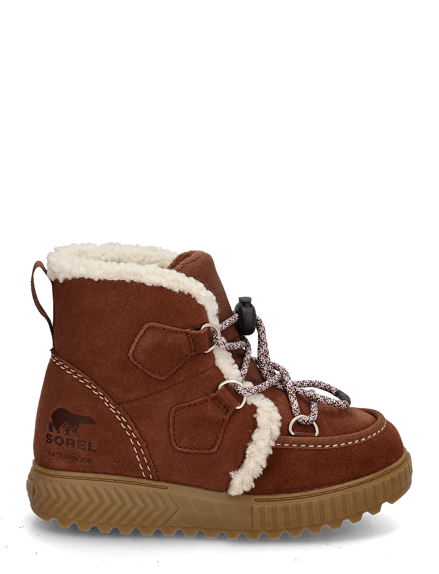 Sorel - LITTLE KIDS ONA AVE ALPINE WP - matka- ja kõndimisjalatsid - dark auburn, gum 2 - 2