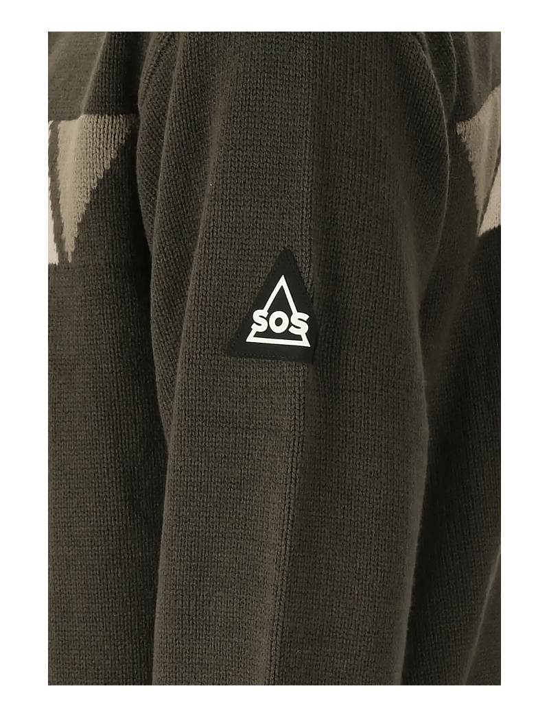 SOS - Aboda Windstopper Uni knit - dressipluusid - black ink - 3