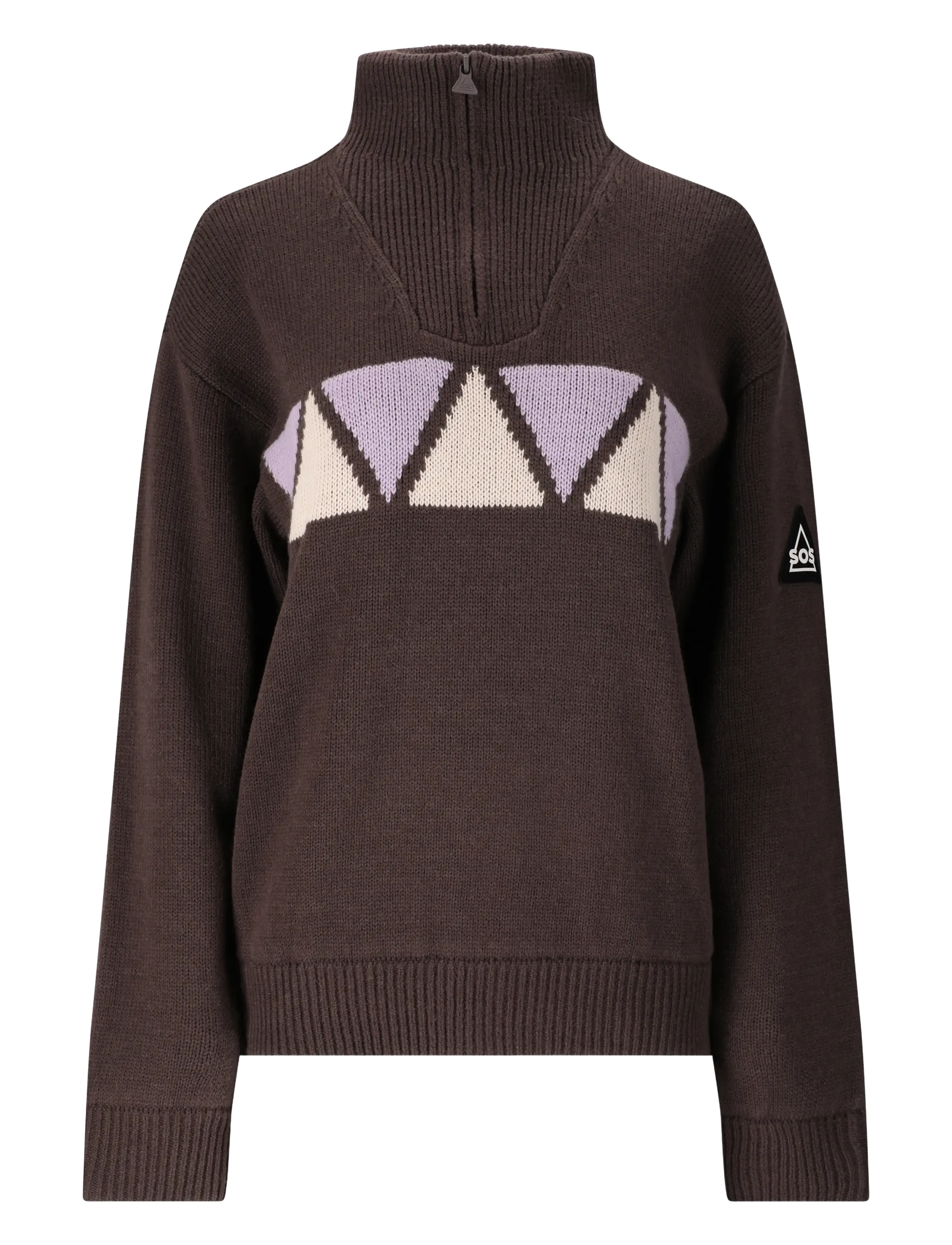 SOS Aboda Windstopper Uni knit - Kudumid - SHALE MUD / brown