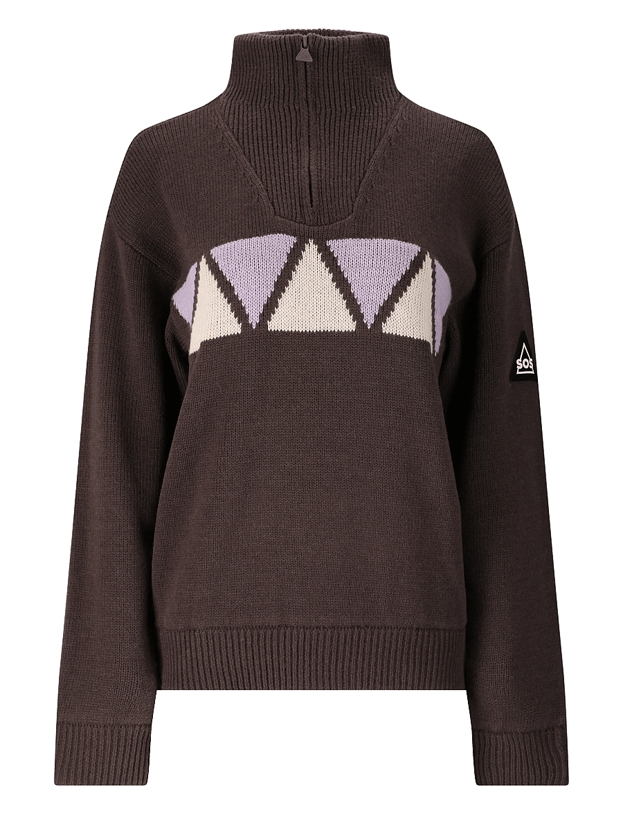 SOS - Aboda Windstopper Uni knit - dressipluusid - shale mud - 0
