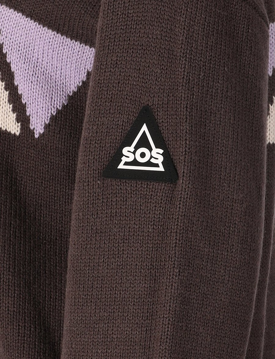 SOS - Aboda Windstopper Uni knit - dressipluusid - shale mud - 2