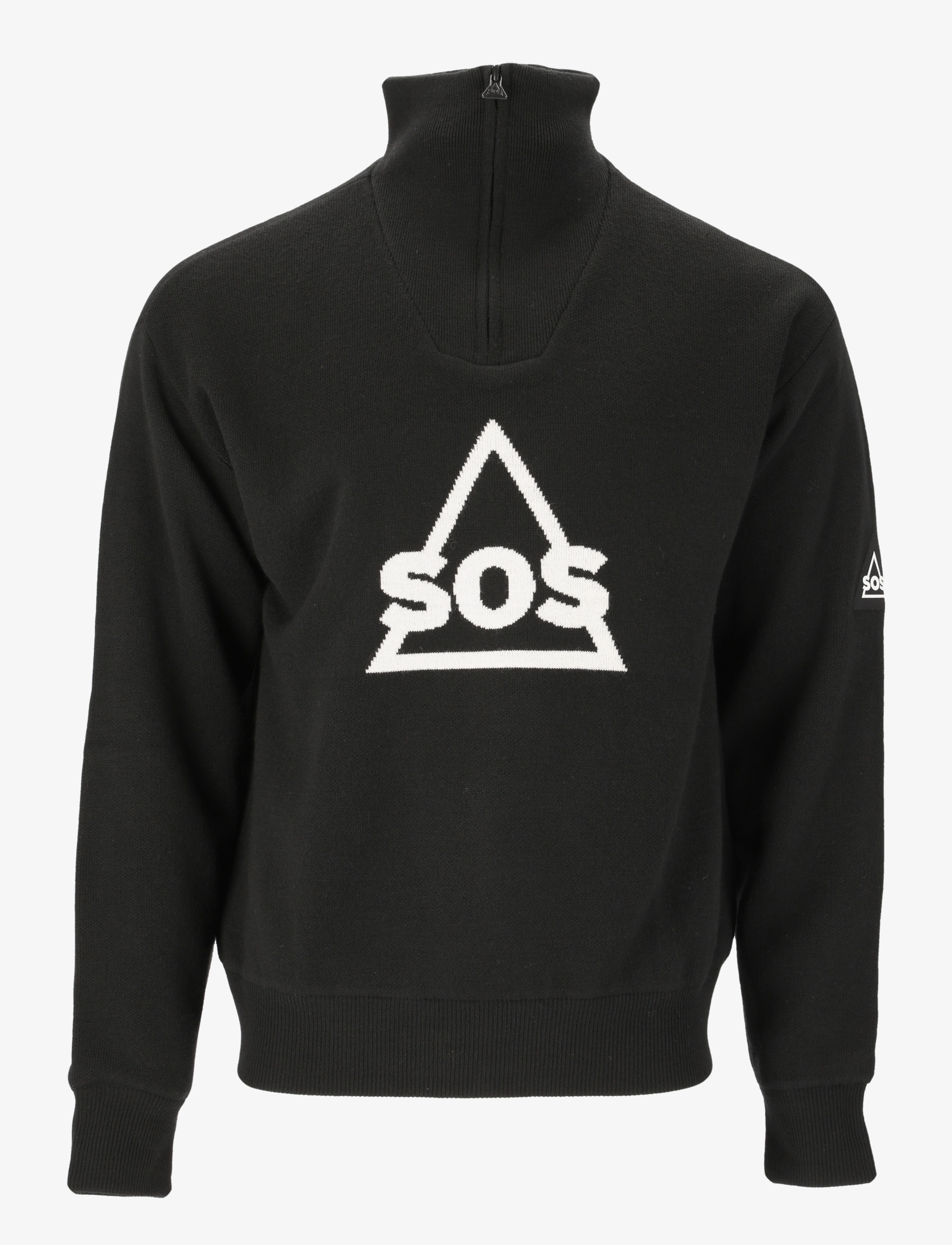 SOS Tignes Uni Windstopper Knit - Riided - BLACK / black
