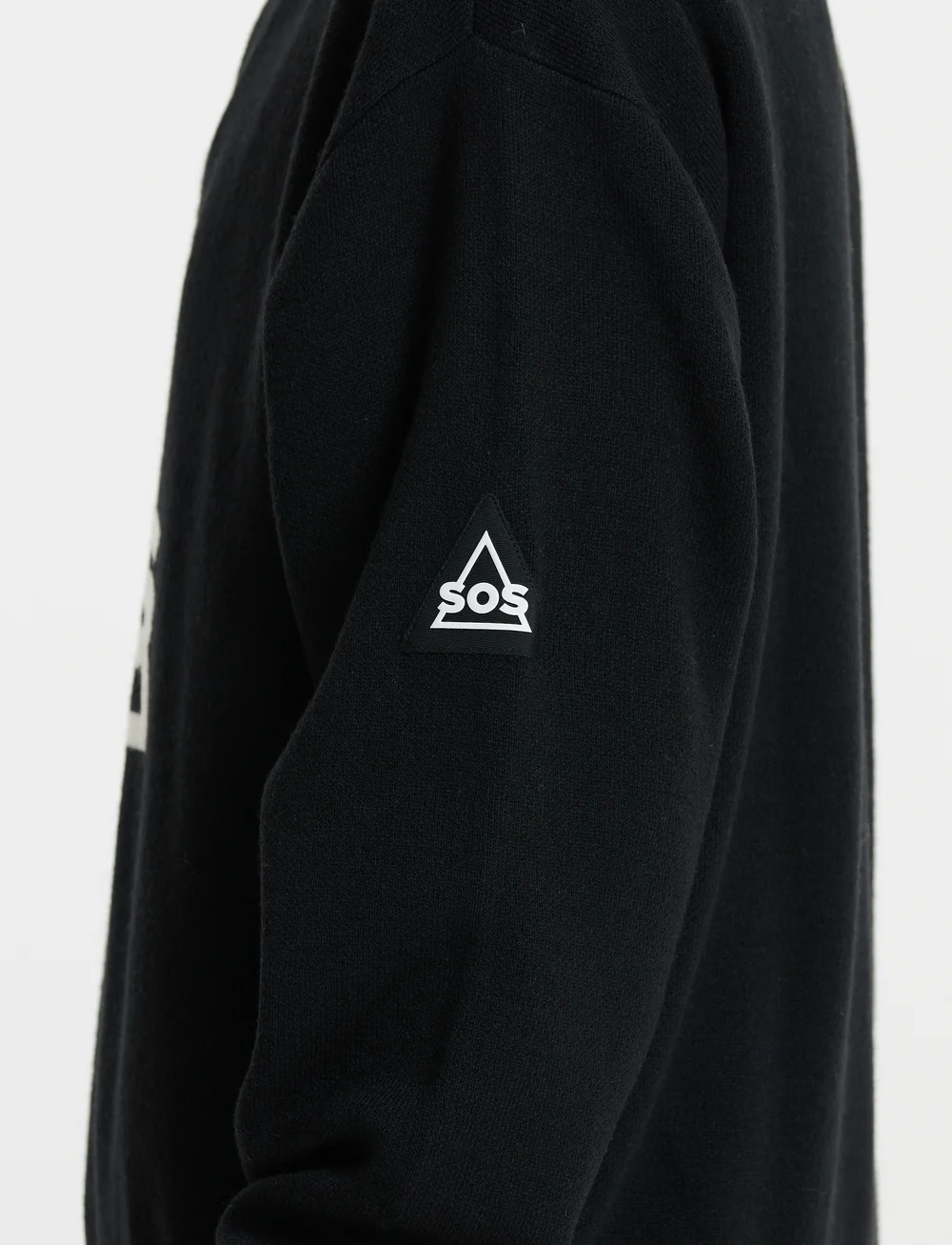 SOS - Tignes Uni Windstopper Knit - sweatshirts - black - 3