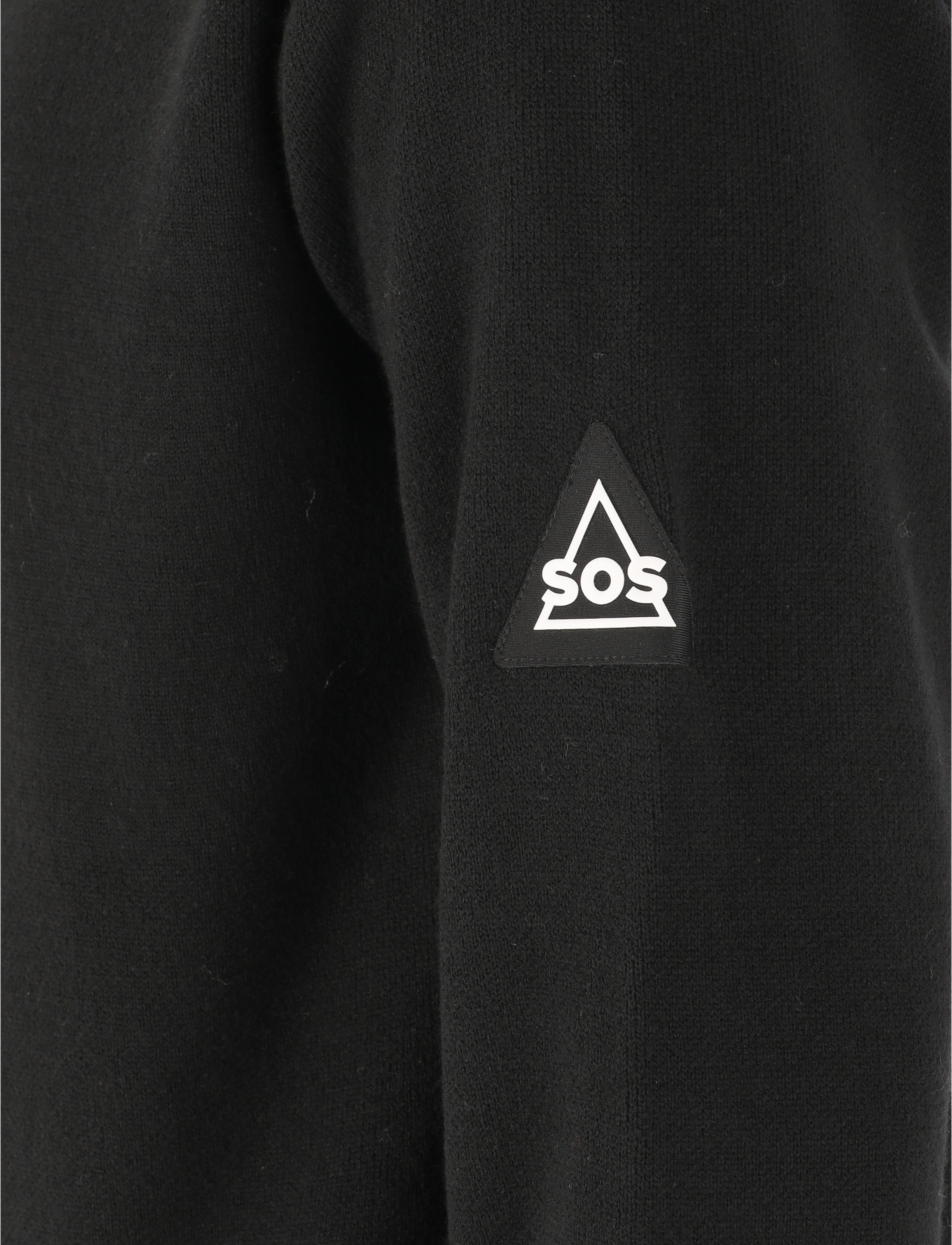 SOS - Tignes Uni Windstopper Knit - dressipluusid - black - 5