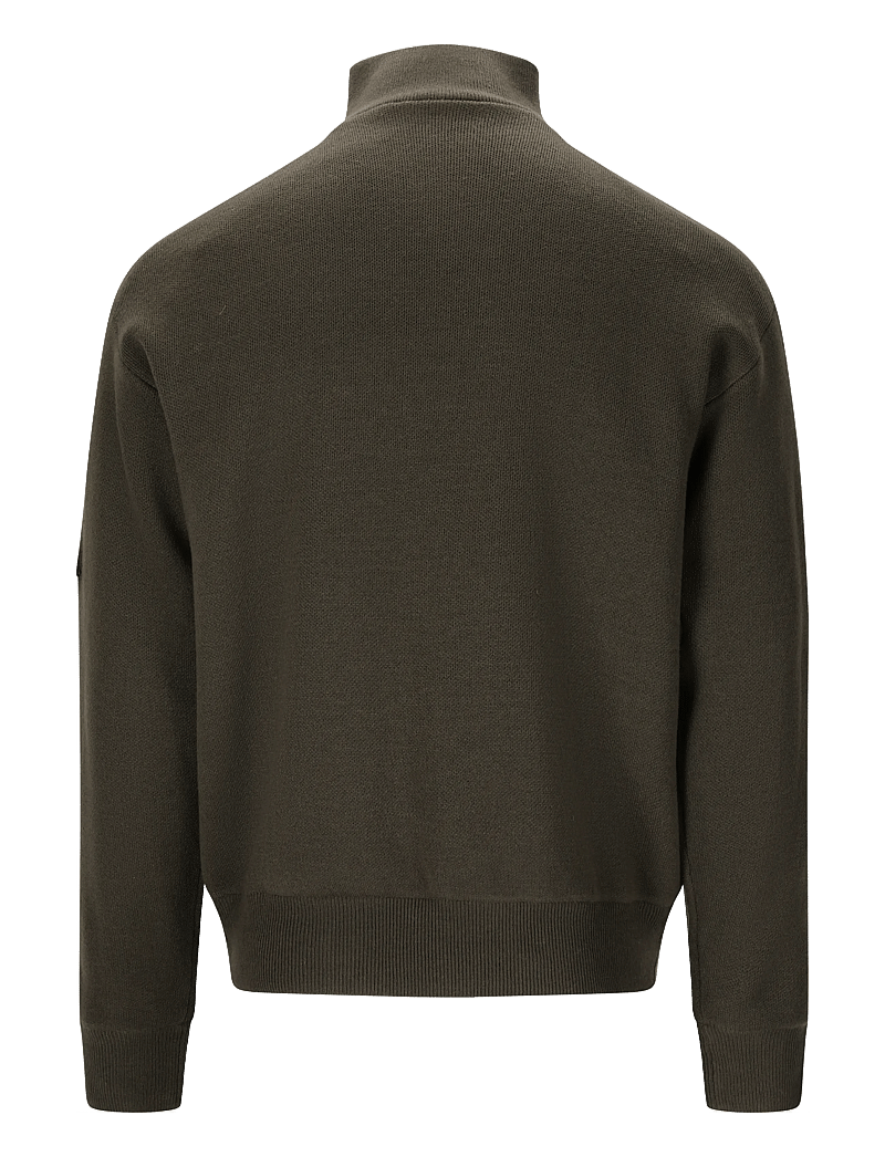 SOS - Tignes Uni Windstopper Knit - sweatshirts - black ink - 2