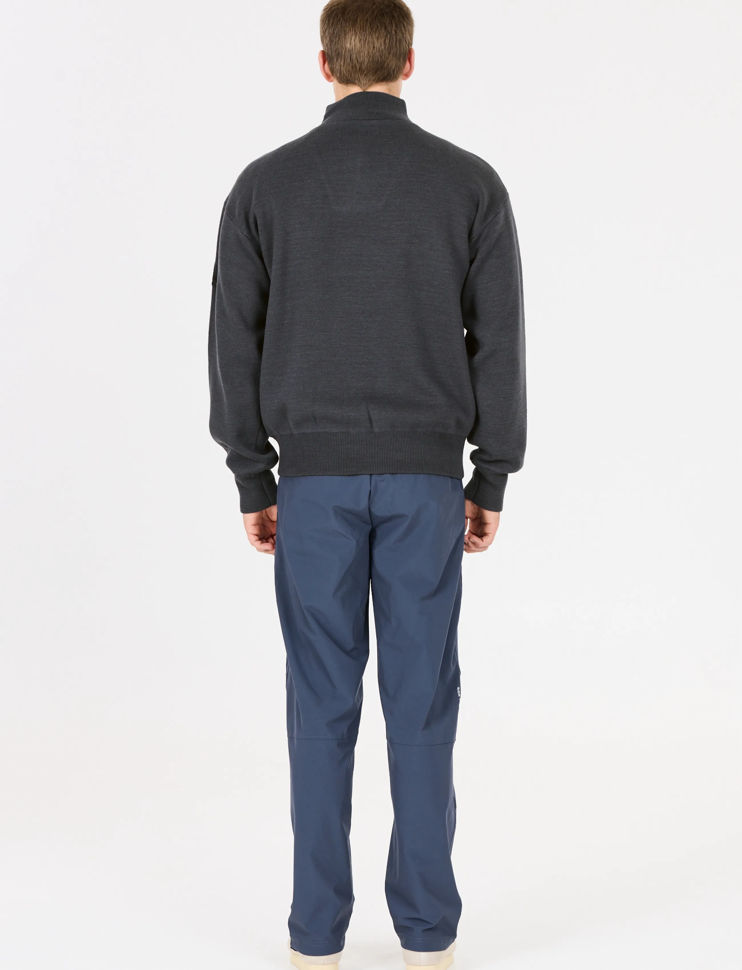SOS - Tignes Uni Windstopper Knit - dressipluusid - india ink - 5