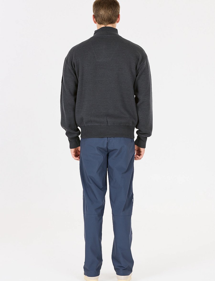 SOS - Tignes Uni Windstopper Knit - dressipluusid - india ink - 5