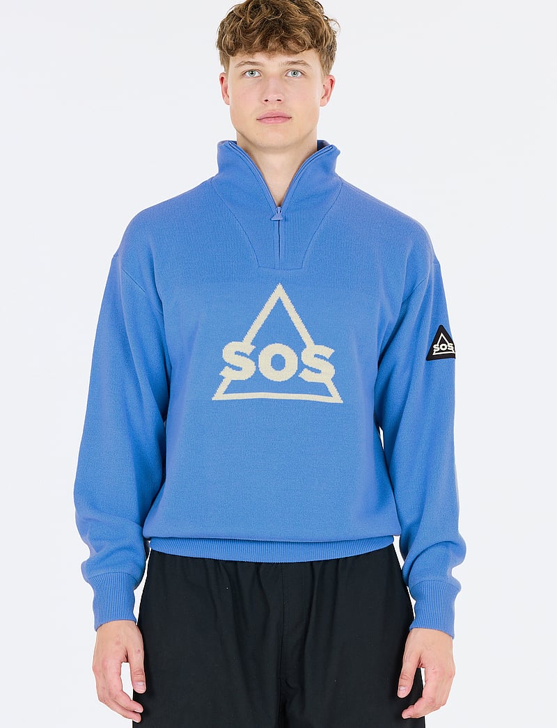 SOS - Tignes Uni Windstopper Knit - marina - 0