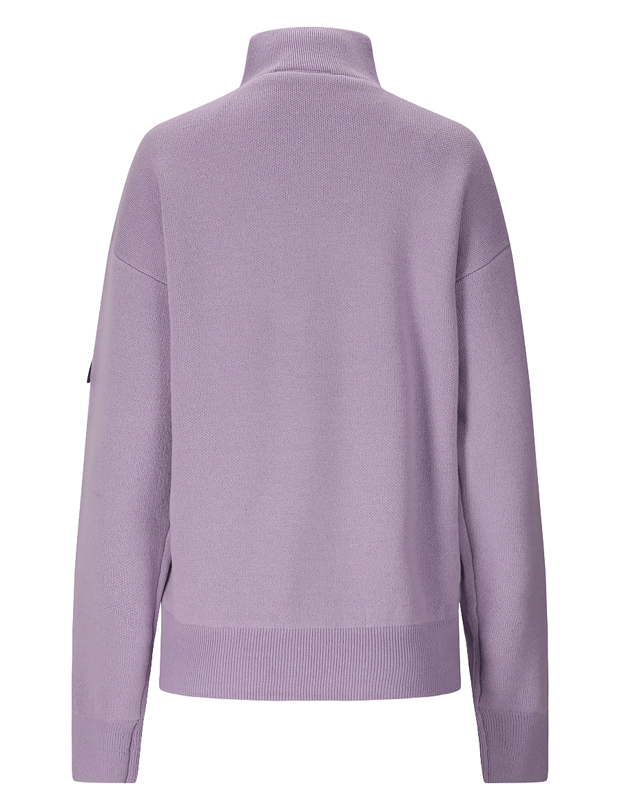 SOS - Tignes Uni Windstopper Knit - dressipluusid - wisteria - 2
