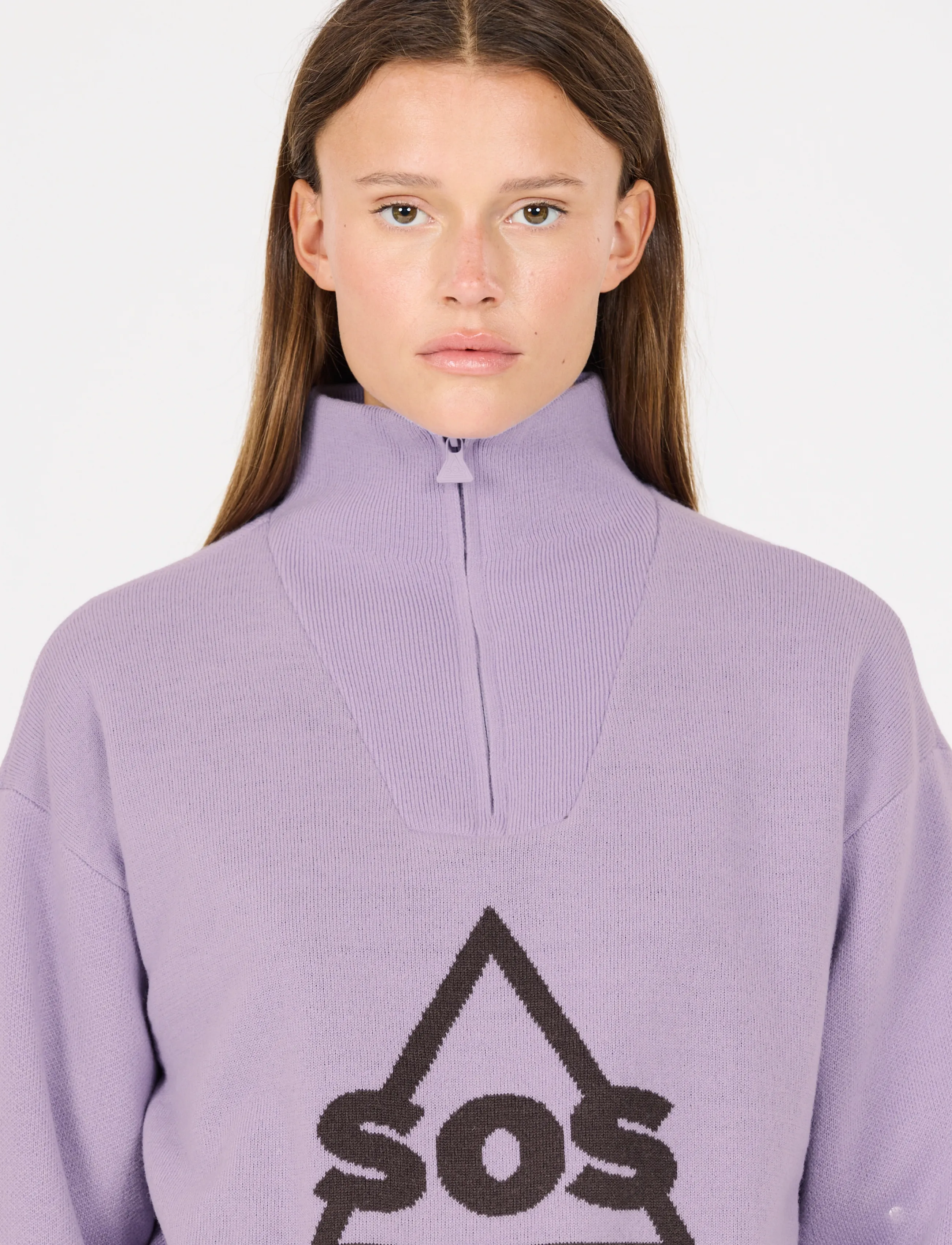 SOS - Tignes Uni Windstopper Knit - dressipluusid - wisteria - 0