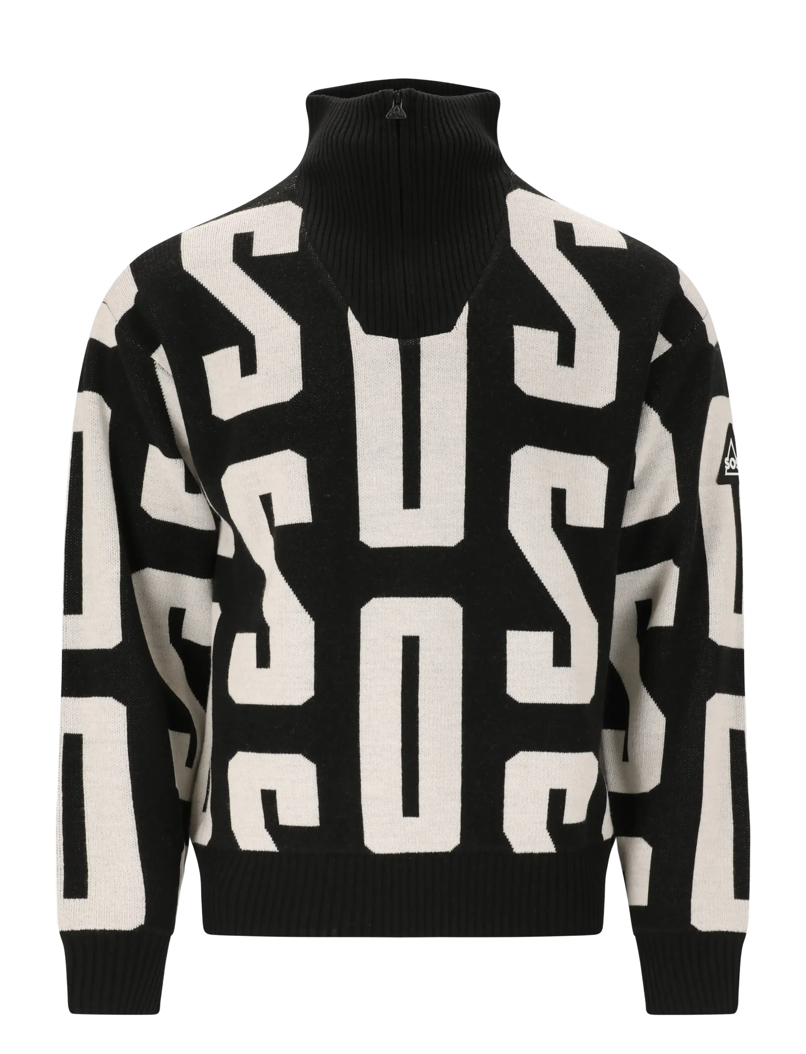 SOS Verbier Windstopper Uni Knit - Tøj - BLACK / black