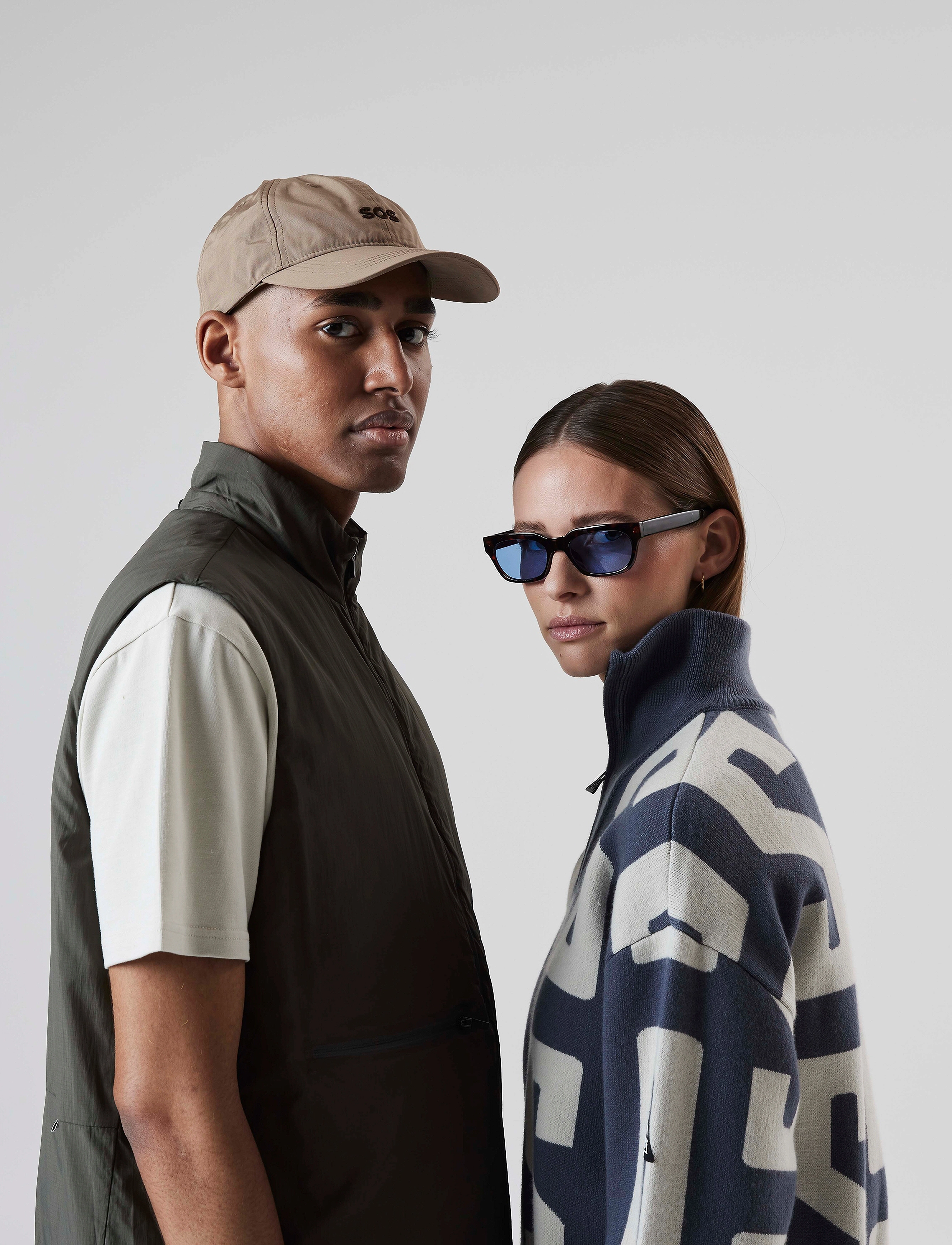 SOS Nordals Low Profile Cap, Mænd, Lav Profil Baseball Kasket, Sort, Str: ONE SIZE