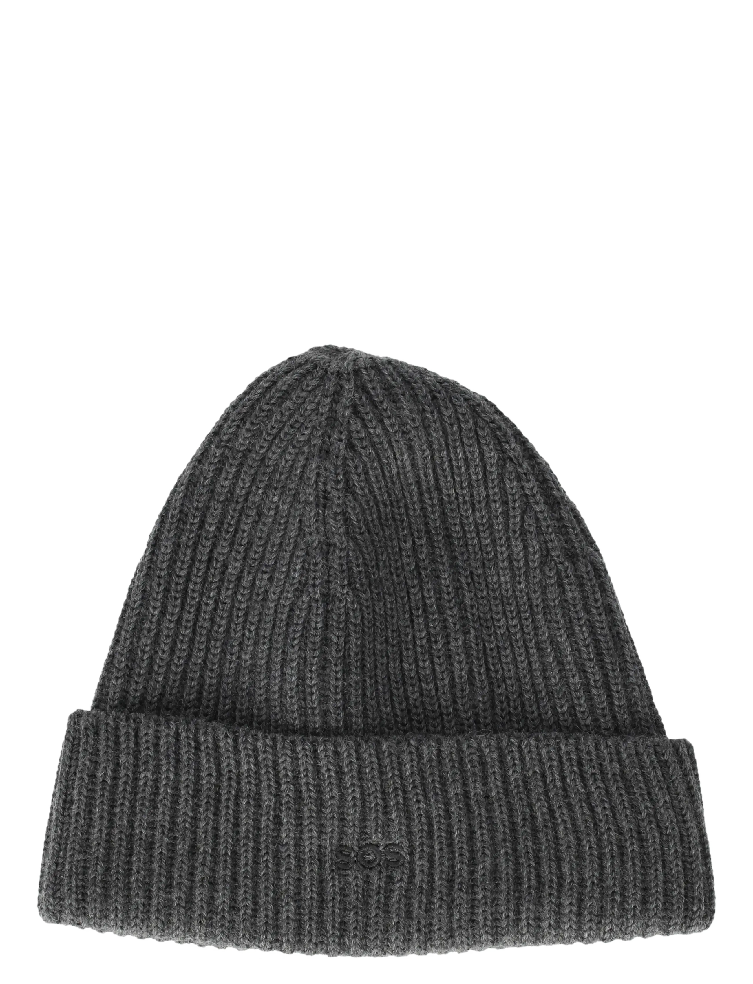 SOS Girdwood wool beanie - Huer - DARK GREY MELANGE / grey